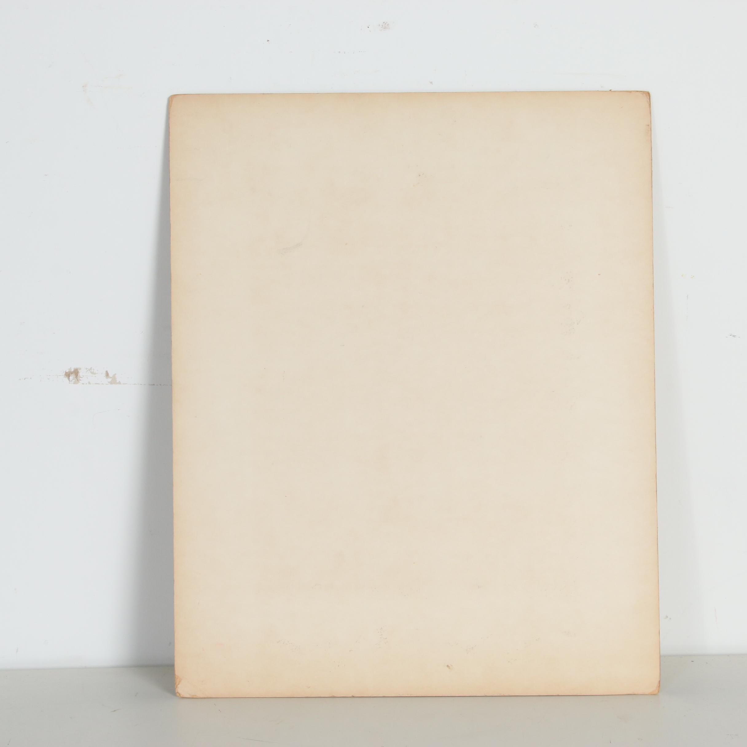 Yolanda Fusco Seated Female Nude Watercolor Painting, 20th Century