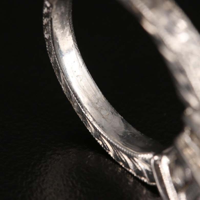 Tacori Platinum Diamond Ring with Loose 1.37 CT Diamond with GIA Report