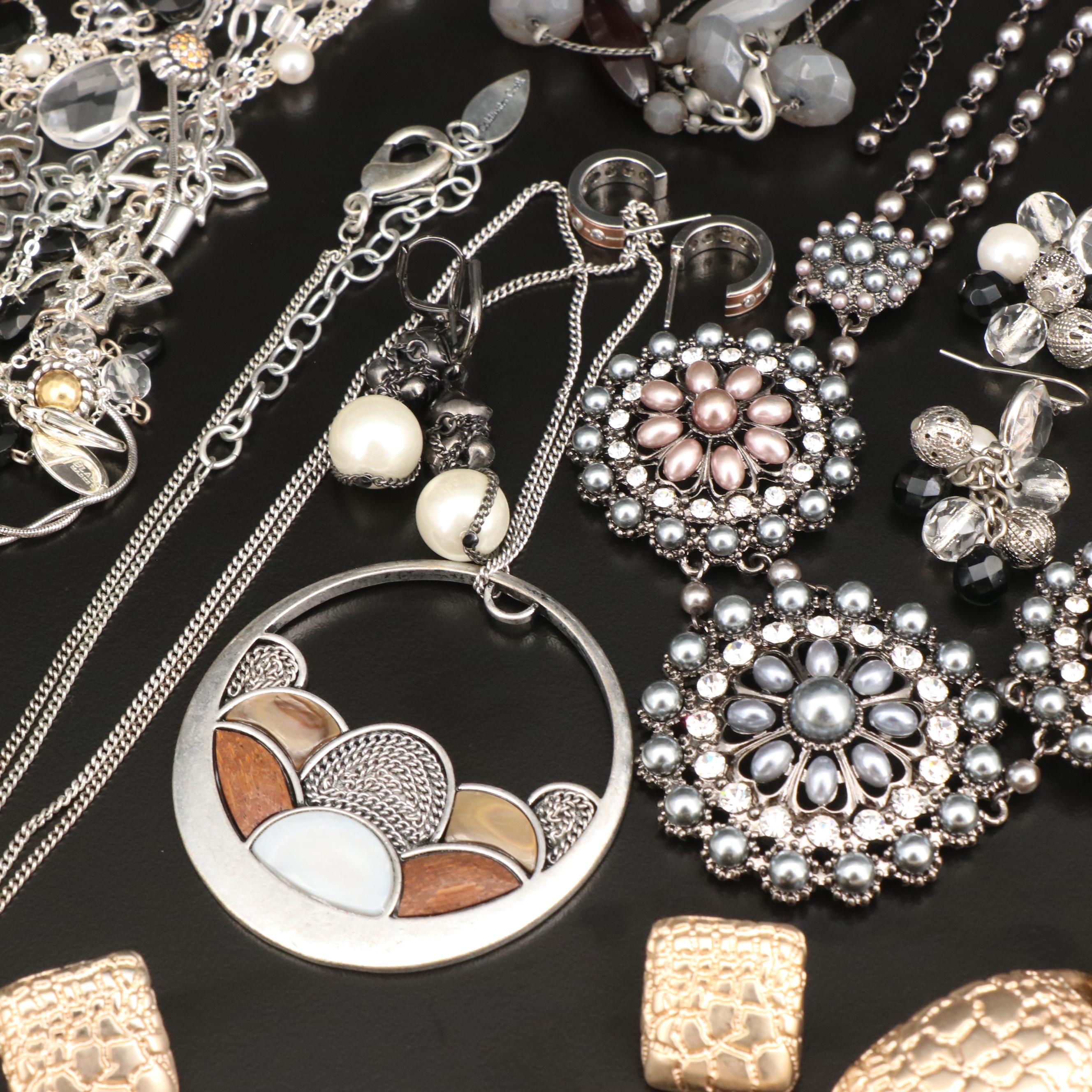 Collection of Jewelry Featuring Kenneth Cole, Talbots and Brighton