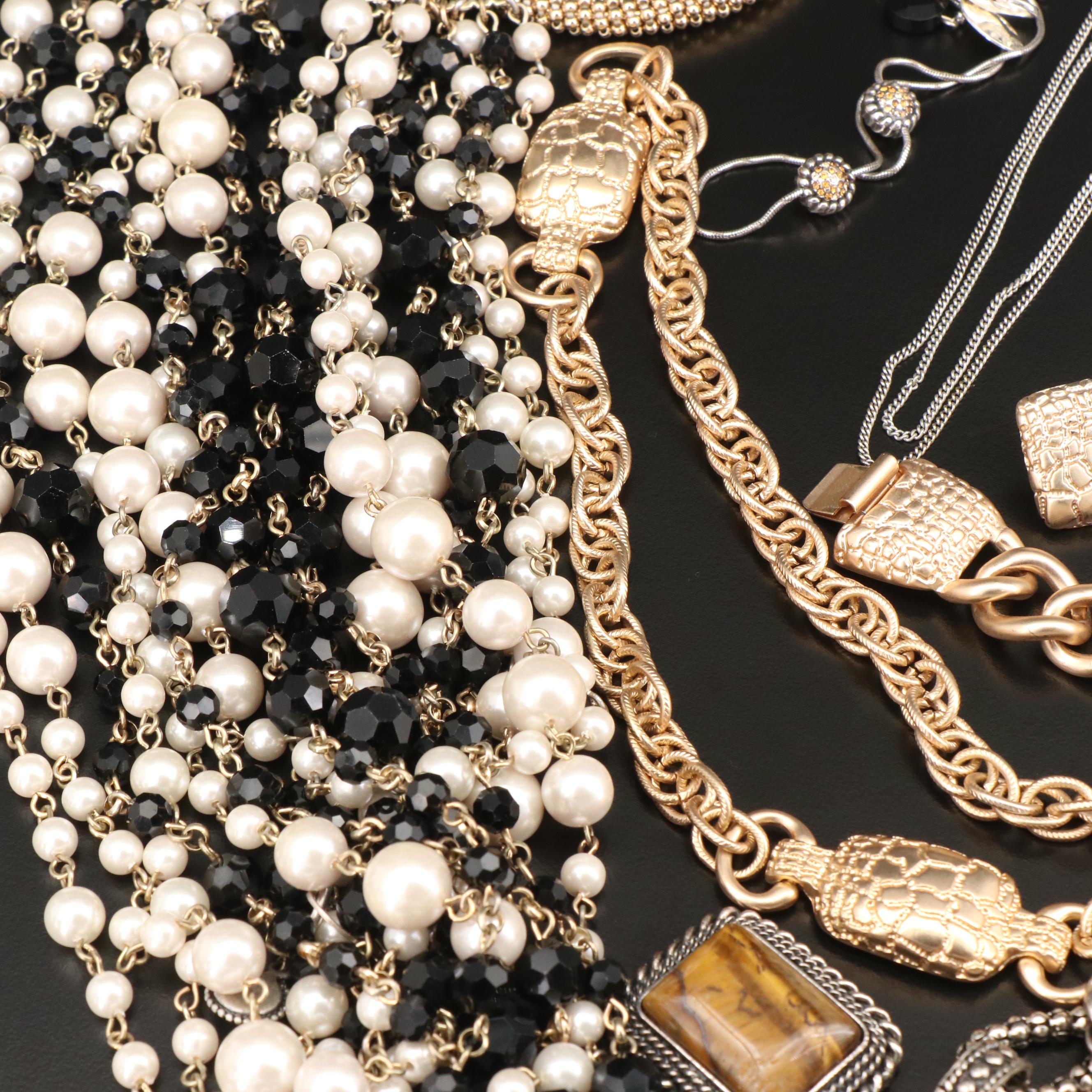 Collection of Jewelry Featuring Kenneth Cole, Talbots and Brighton