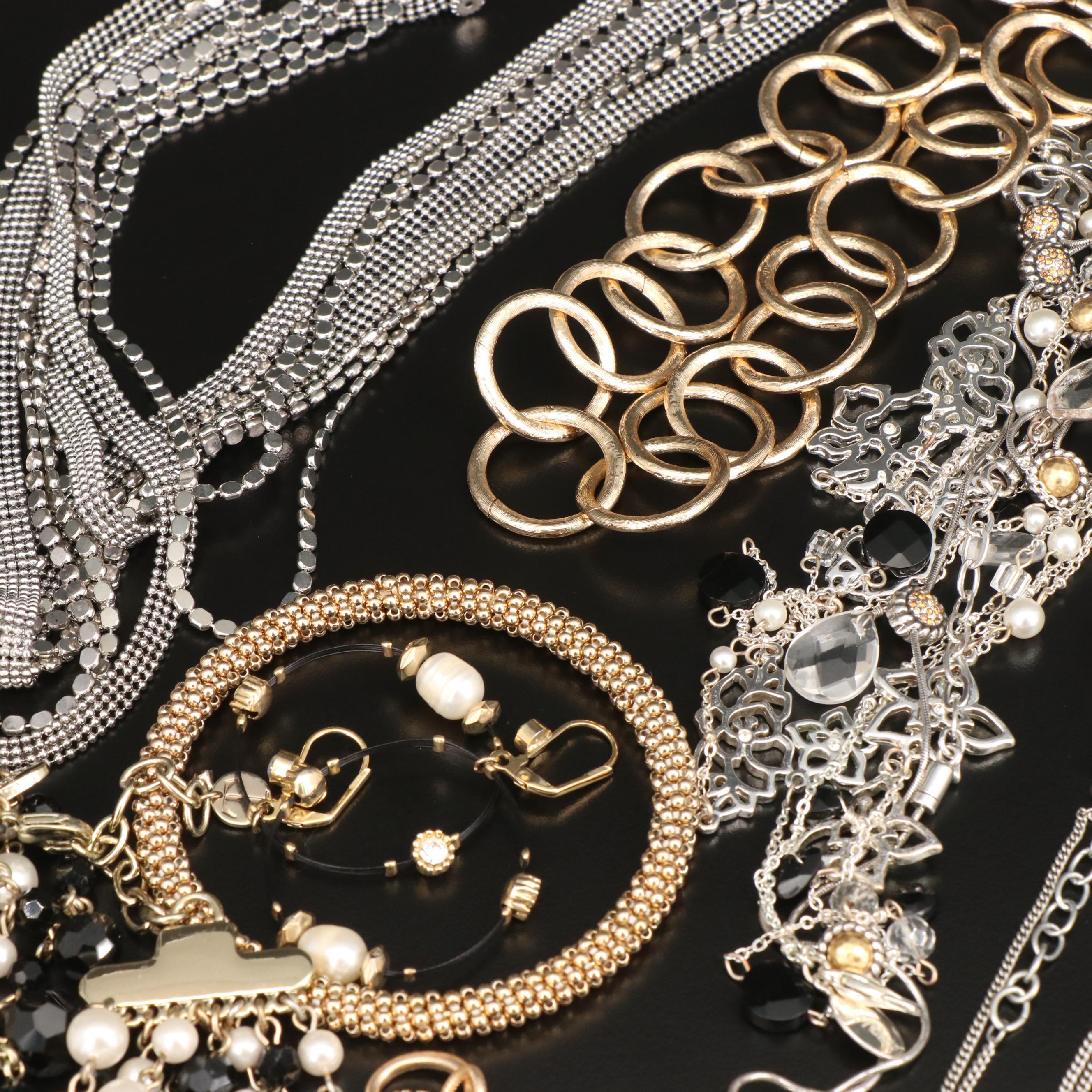 Collection of Jewelry Featuring Kenneth Cole, Talbots and Brighton