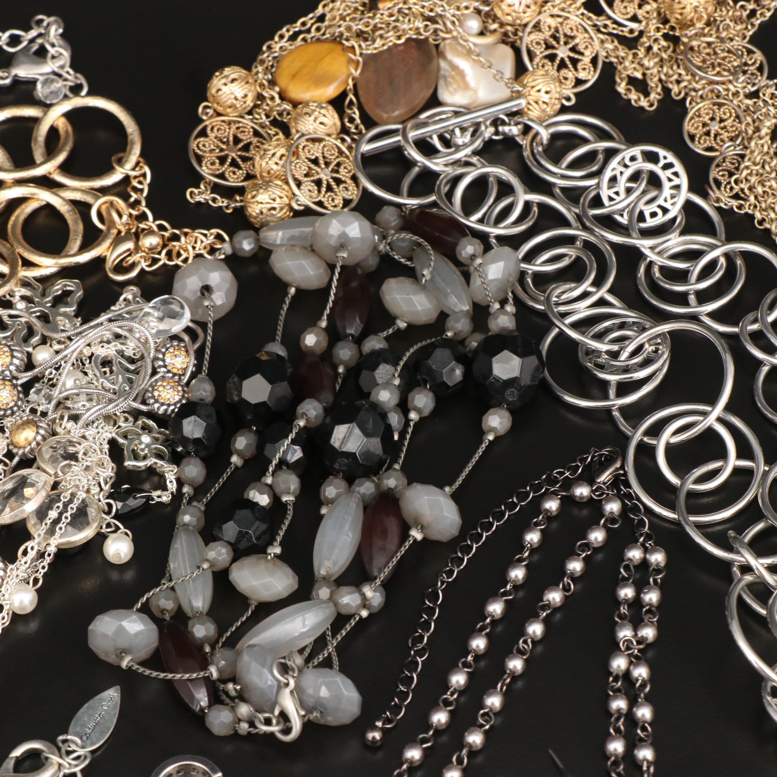 Collection of Jewelry Featuring Kenneth Cole, Talbots and Brighton