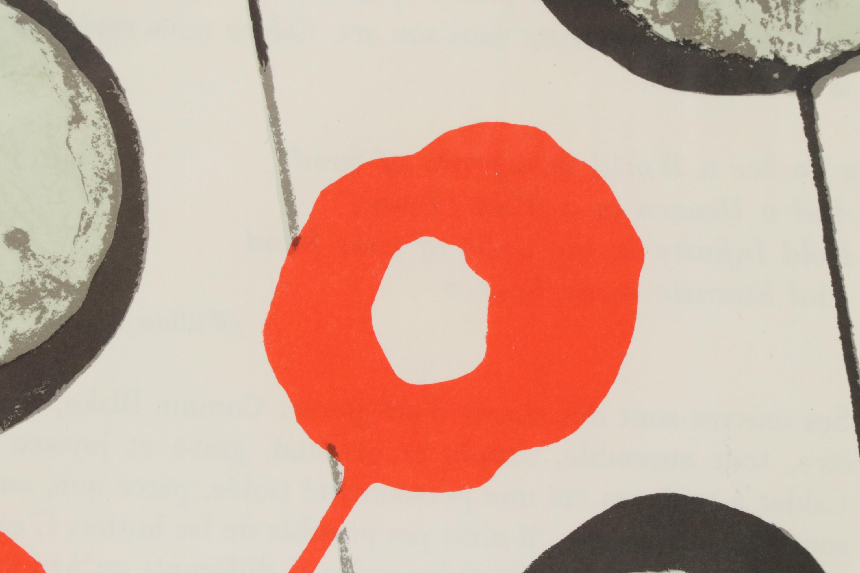 Alexander Calder Color Lithograph for "Derrière le Miroir", 1966