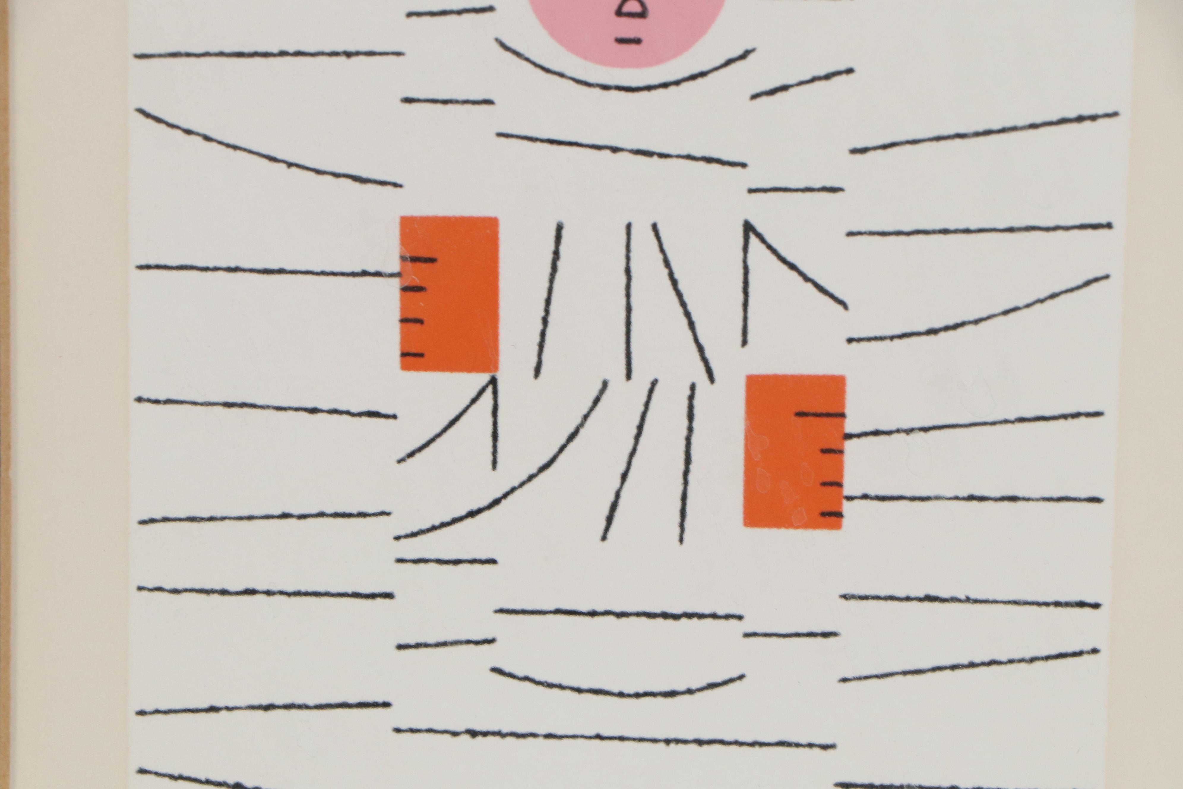 Edie Harper Serigraph "Solomon Sez"