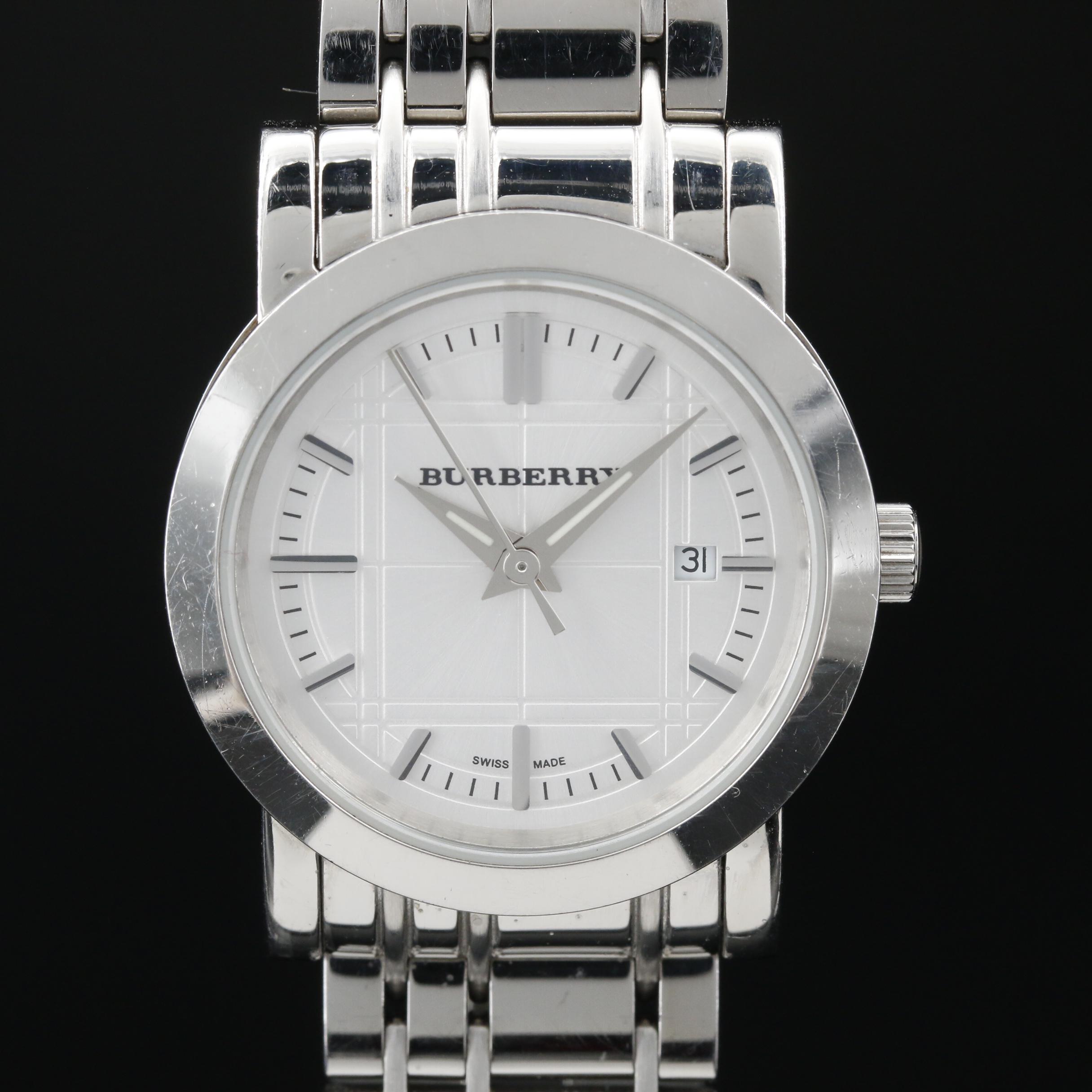 Burberry Heritage Dial Stainless Steel Quartz Watch