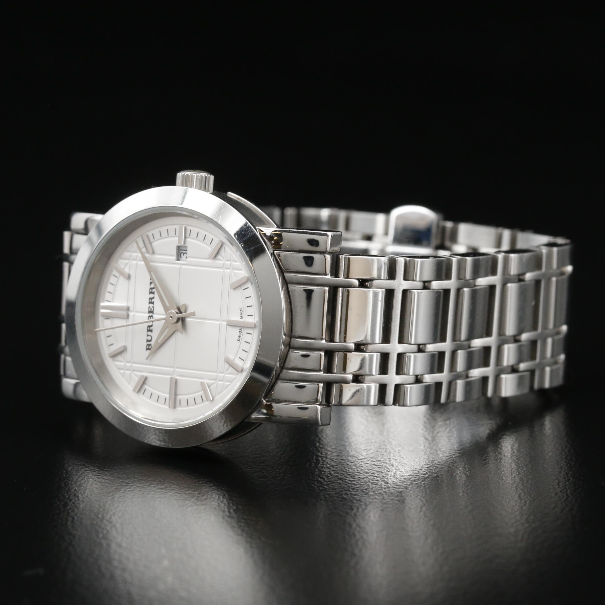 Burberry Heritage Dial Stainless Steel Quartz Watch