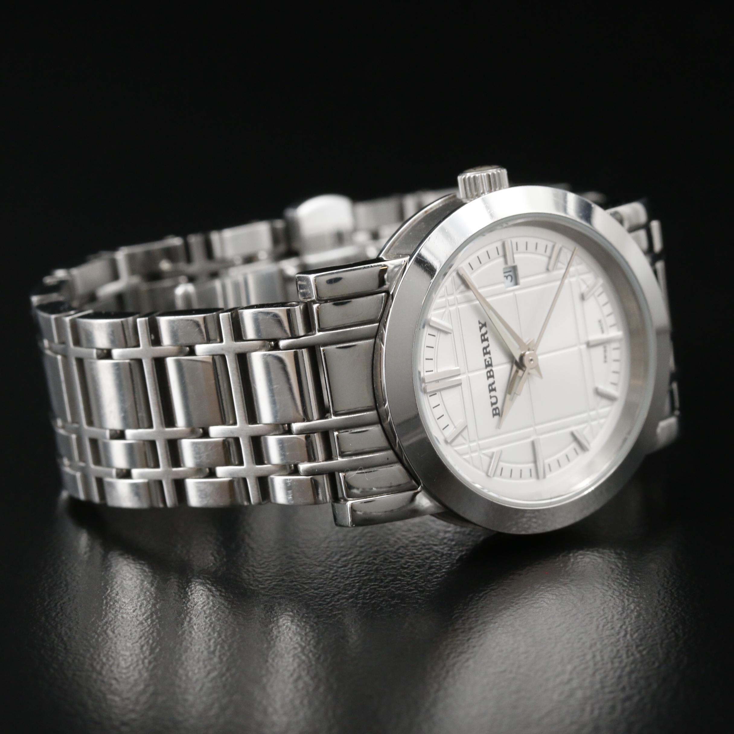 Burberry Heritage Dial Stainless Steel Quartz Watch