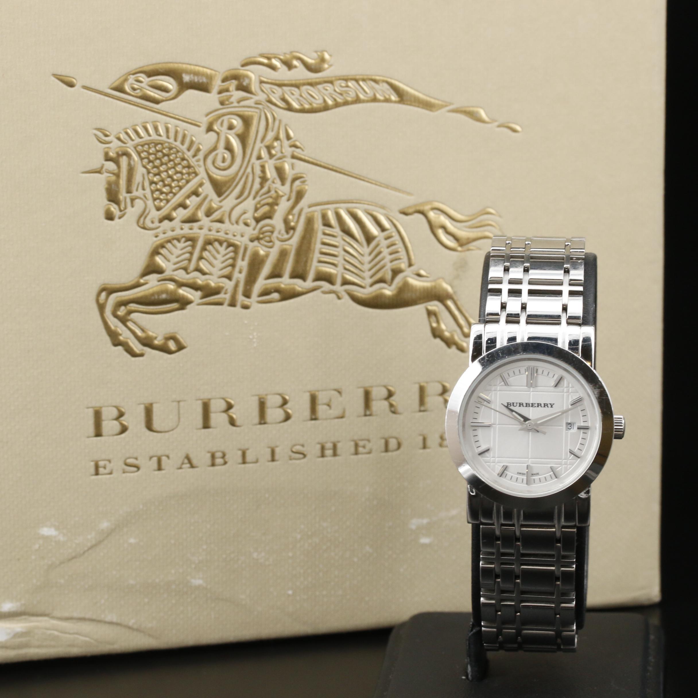 Burberry Heritage Dial Stainless Steel Quartz Watch