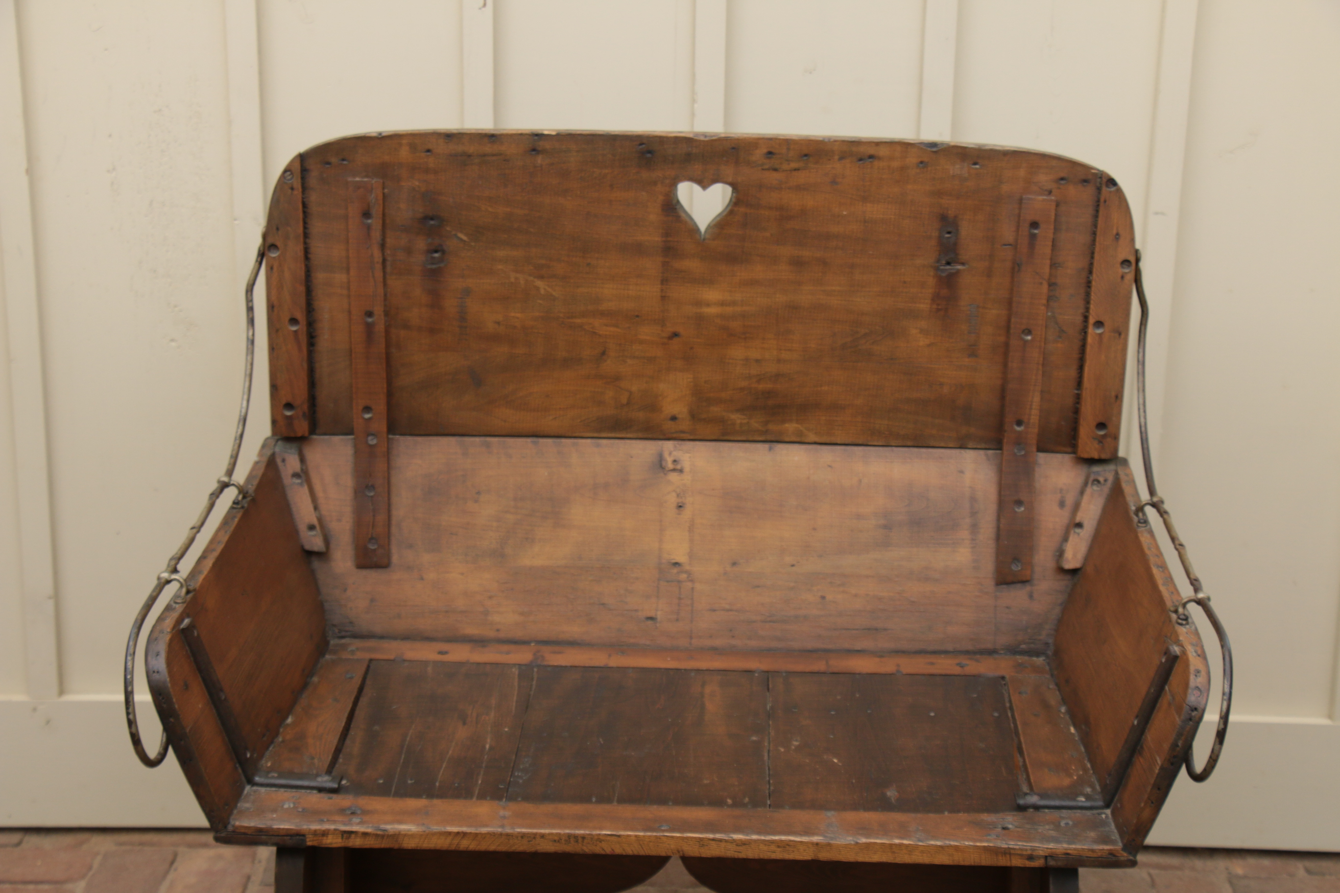 Circa 1900 Hand-Crafted Buckboard Buggy Seat Bench