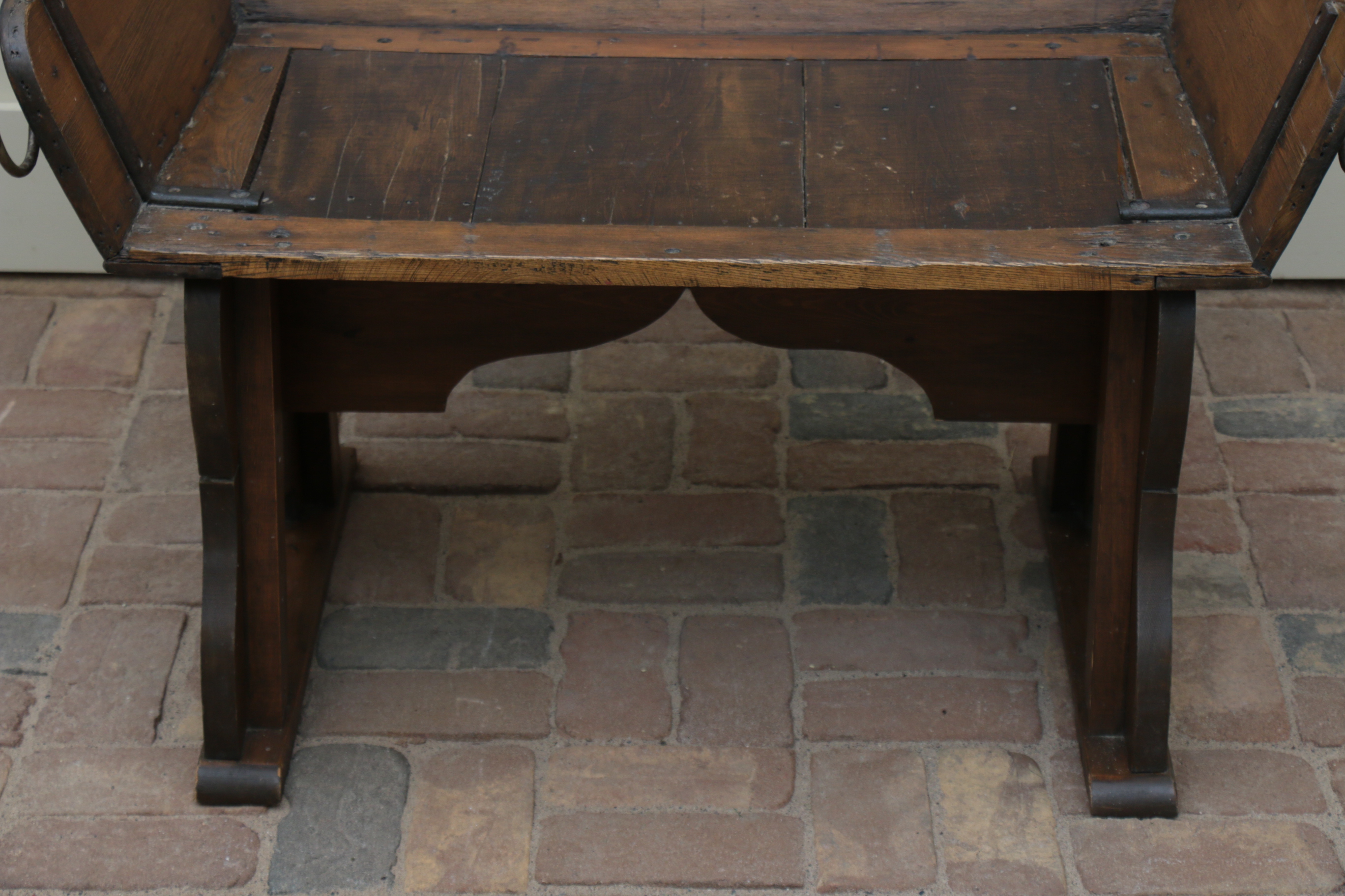 Circa 1900 Hand-Crafted Buckboard Buggy Seat Bench