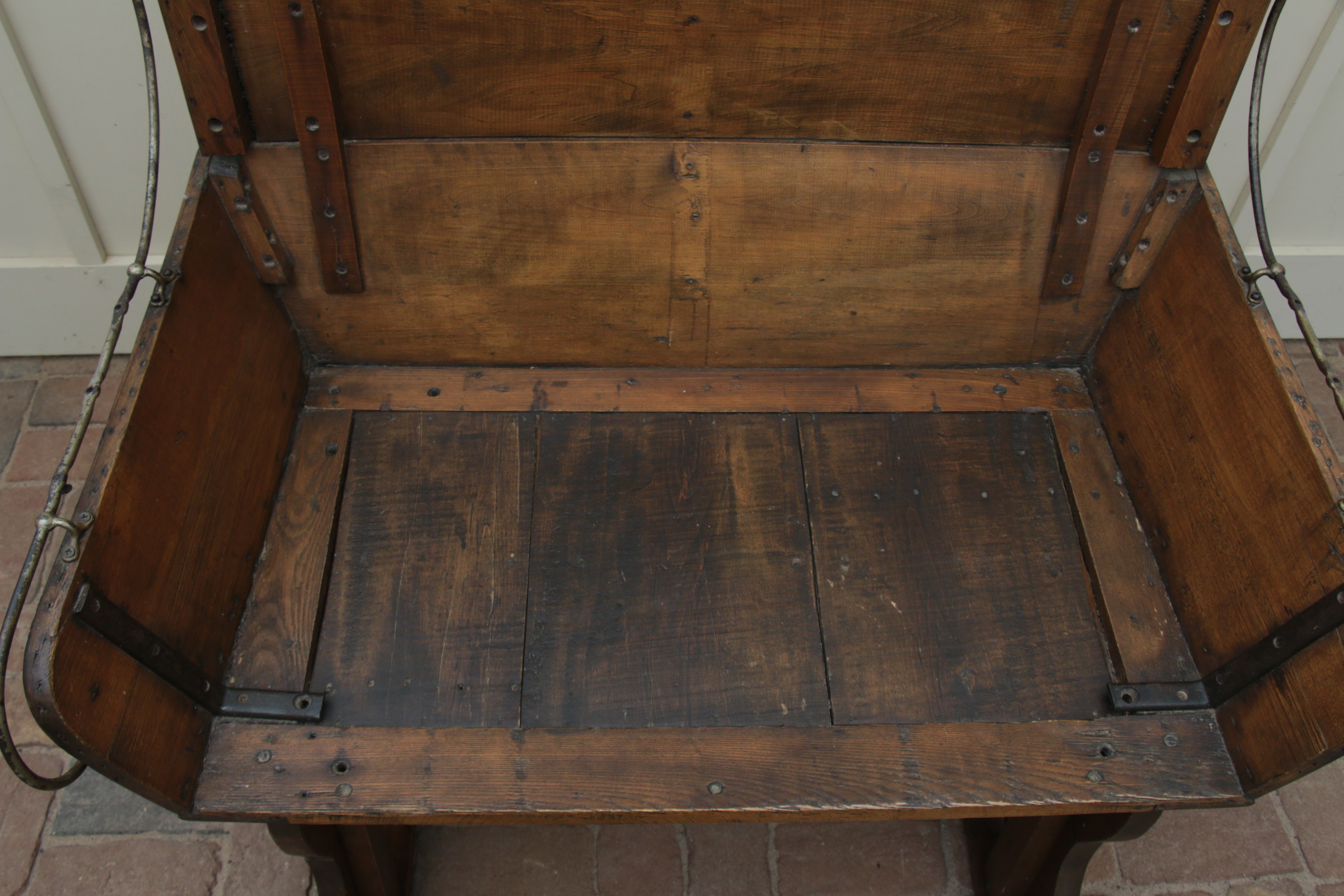 Circa 1900 Hand-Crafted Buckboard Buggy Seat Bench