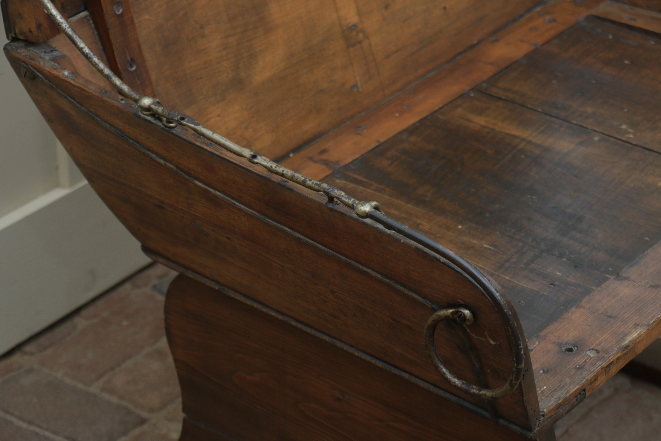 Circa 1900 Hand-Crafted Buckboard Buggy Seat Bench