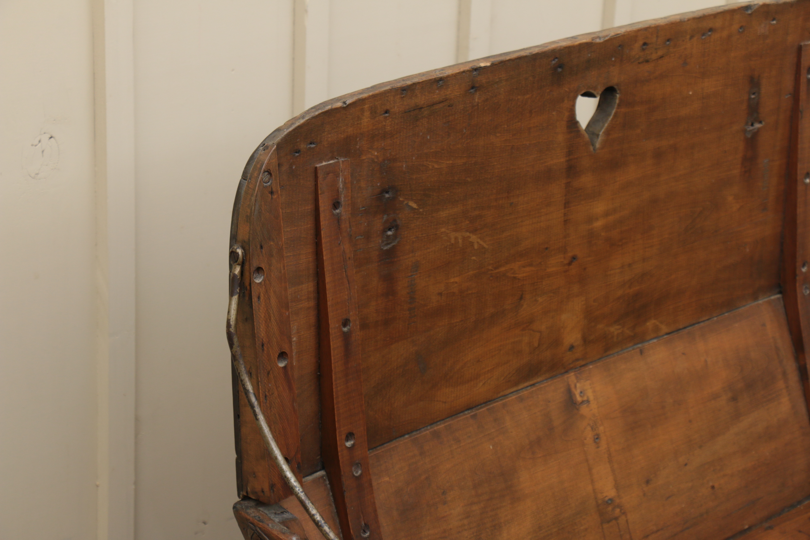 Circa 1900 Hand-Crafted Buckboard Buggy Seat Bench