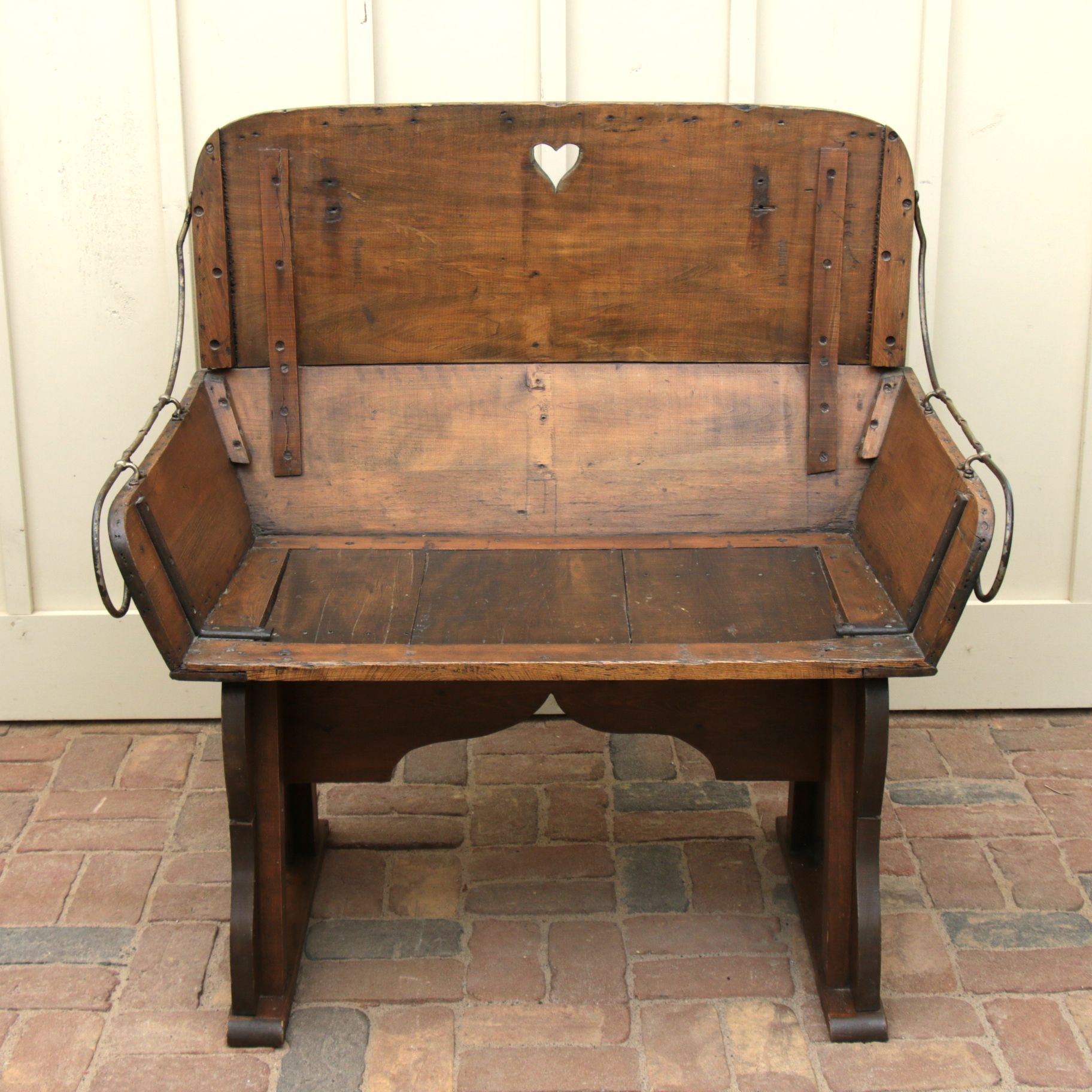 Circa 1900 Hand-Crafted Buckboard Buggy Seat Bench