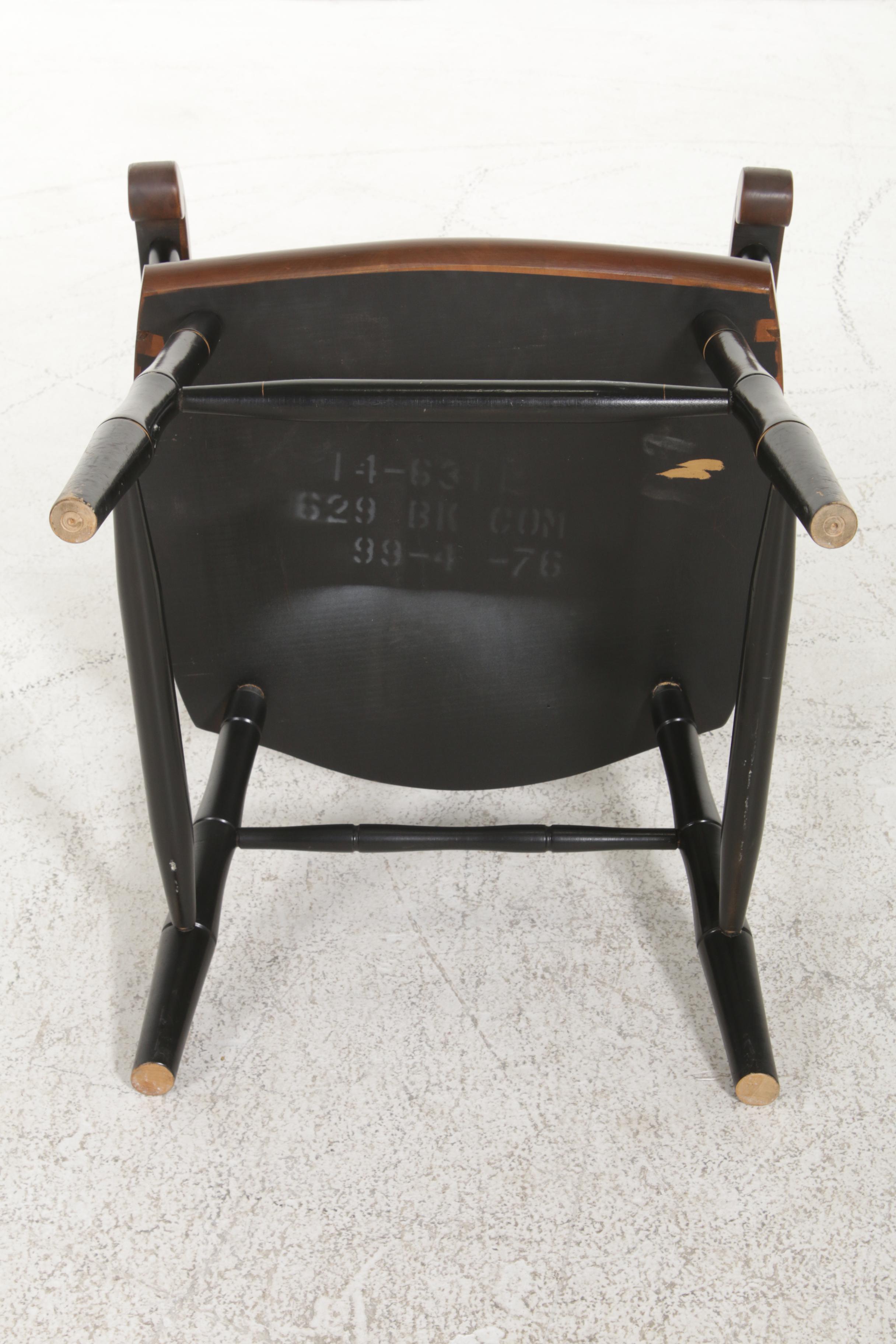 Ethan Allen "Liberty Tree" Hitchcock-Style Armchair, Late 20th Century