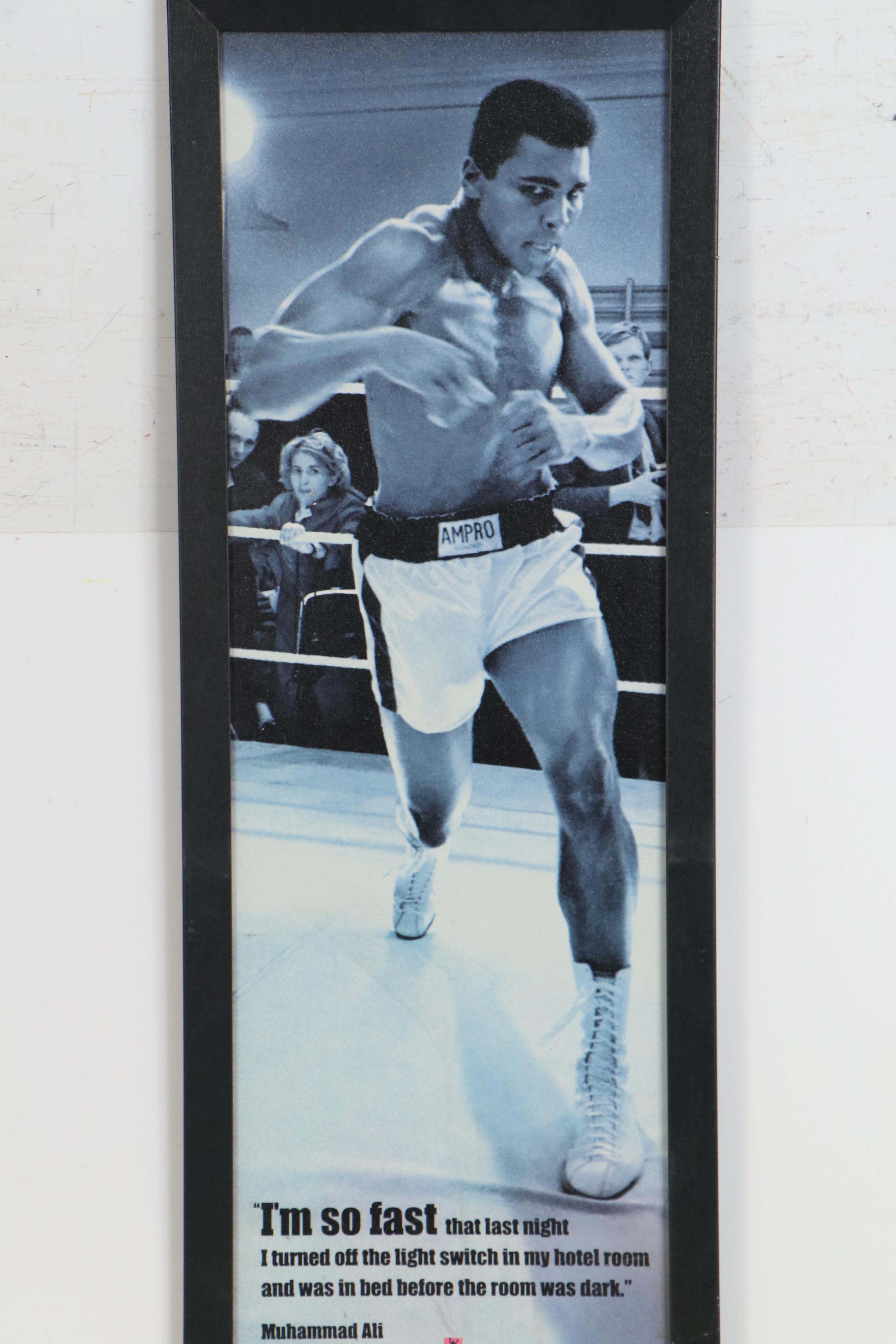 Offset Lithograph Poster of Muhammad Ali, Late 20th Century