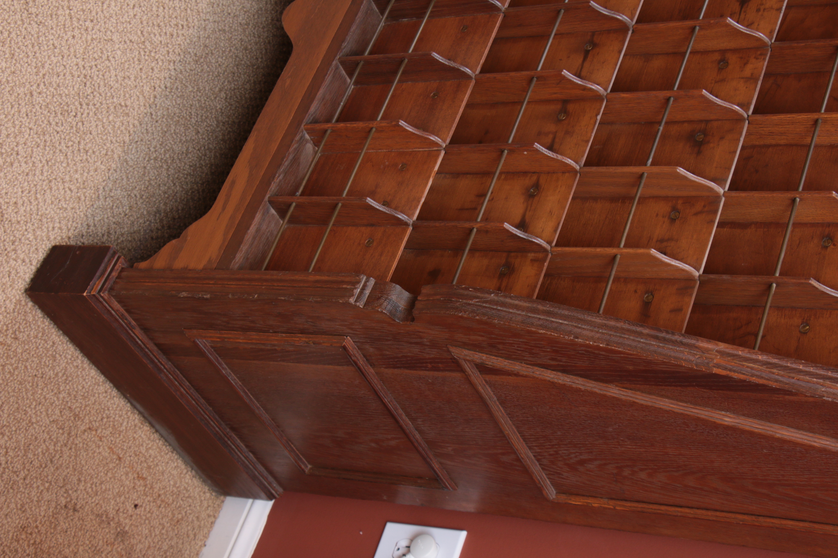 Irish Post Office Mail Holder, Late 19th Century