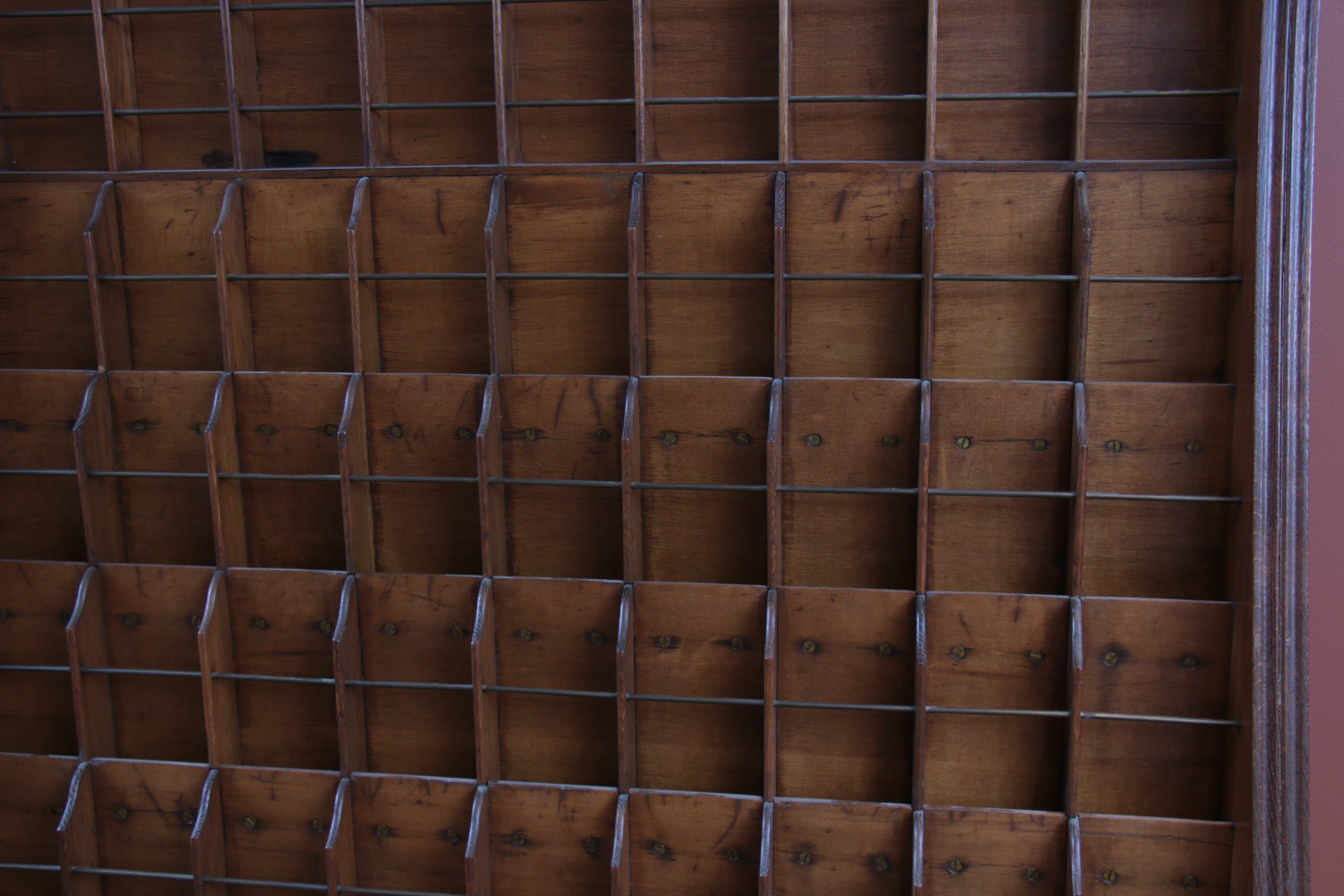 Irish Post Office Mail Holder, Late 19th Century