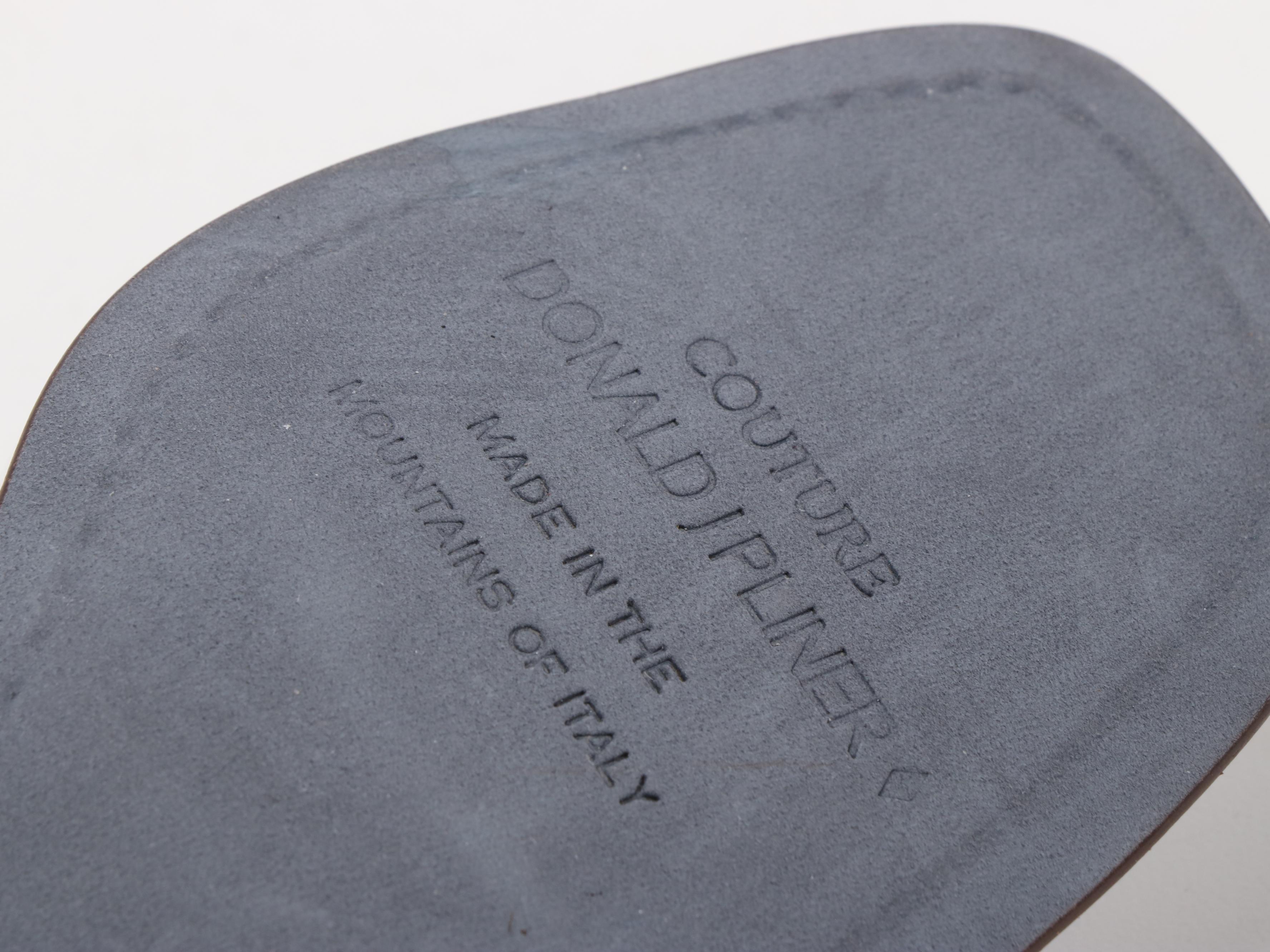 Donald J Pliner Couture Katz and Brighton Patti Leather Slide Sandals