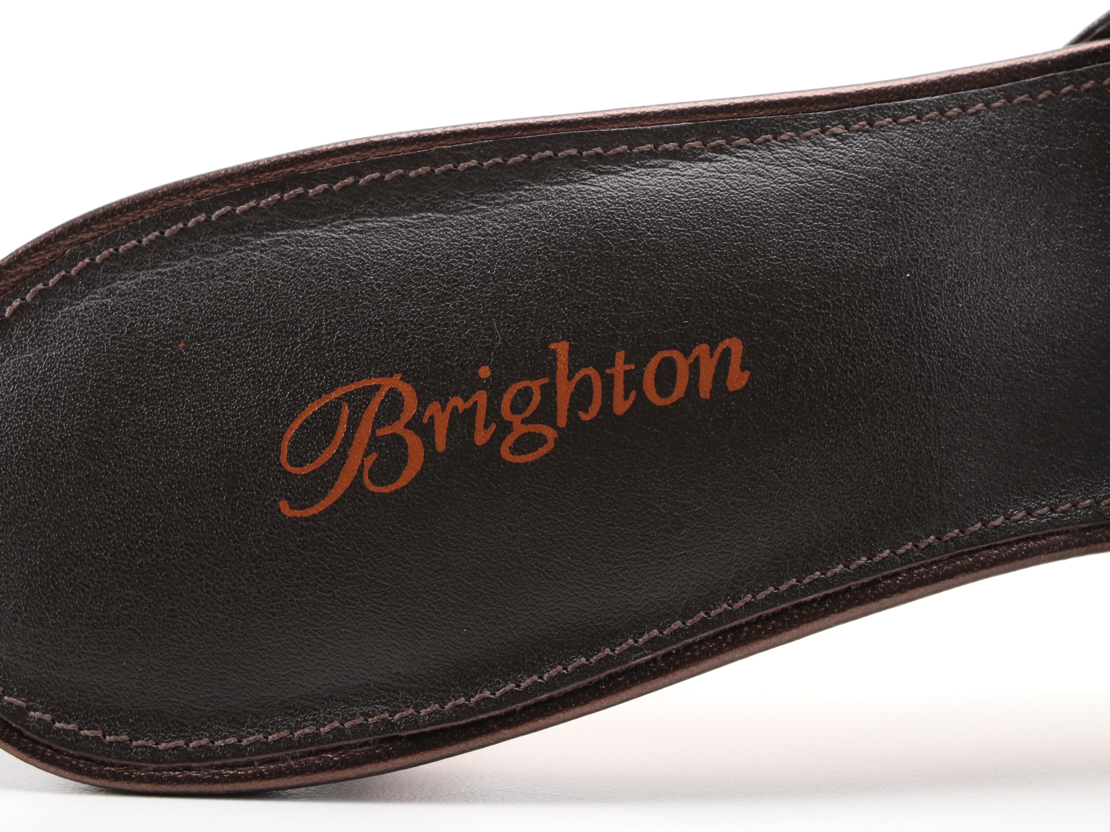 Donald J Pliner Couture Katz and Brighton Patti Leather Slide Sandals