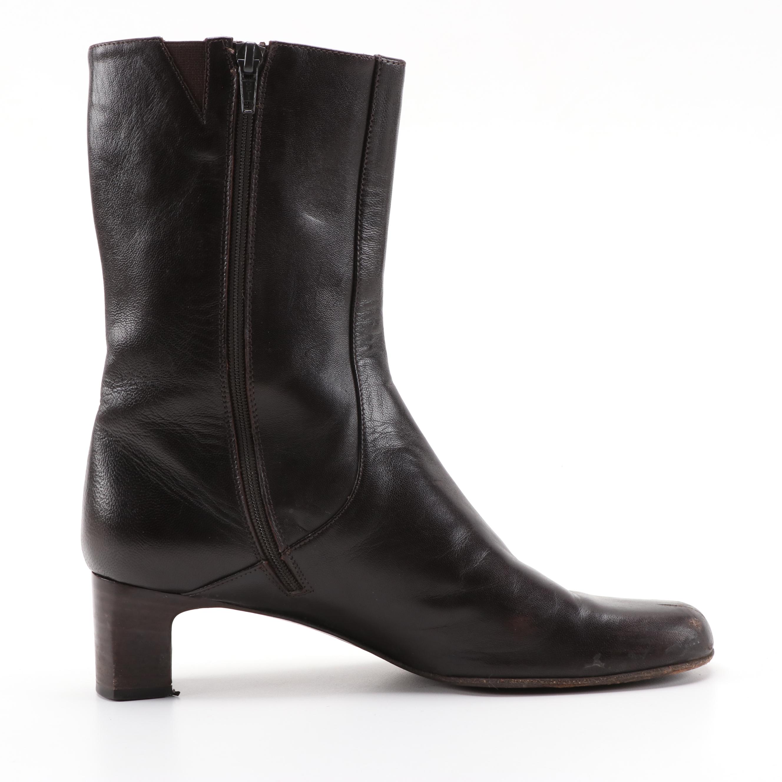 Donald J Pliner Larain Ankle Boots and Cole Haan City Mid-Calf Boots
