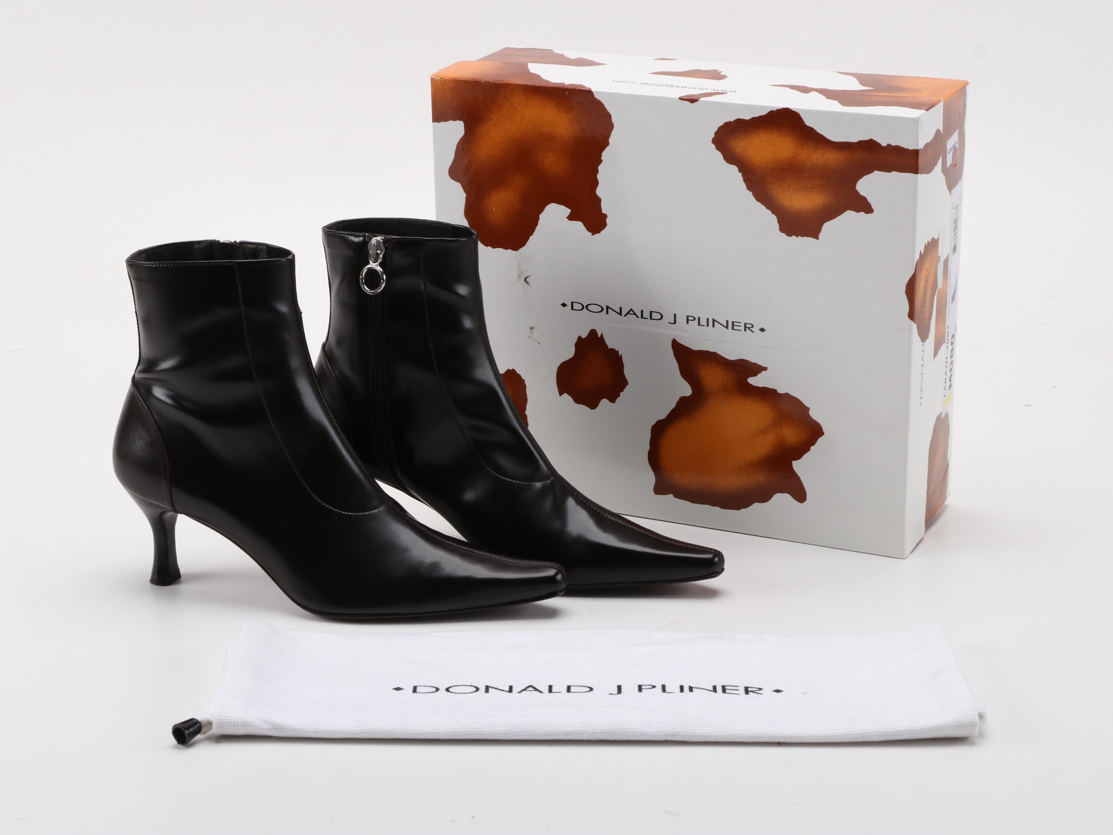 Donald J Pliner Larain Ankle Boots and Cole Haan City Mid-Calf Boots