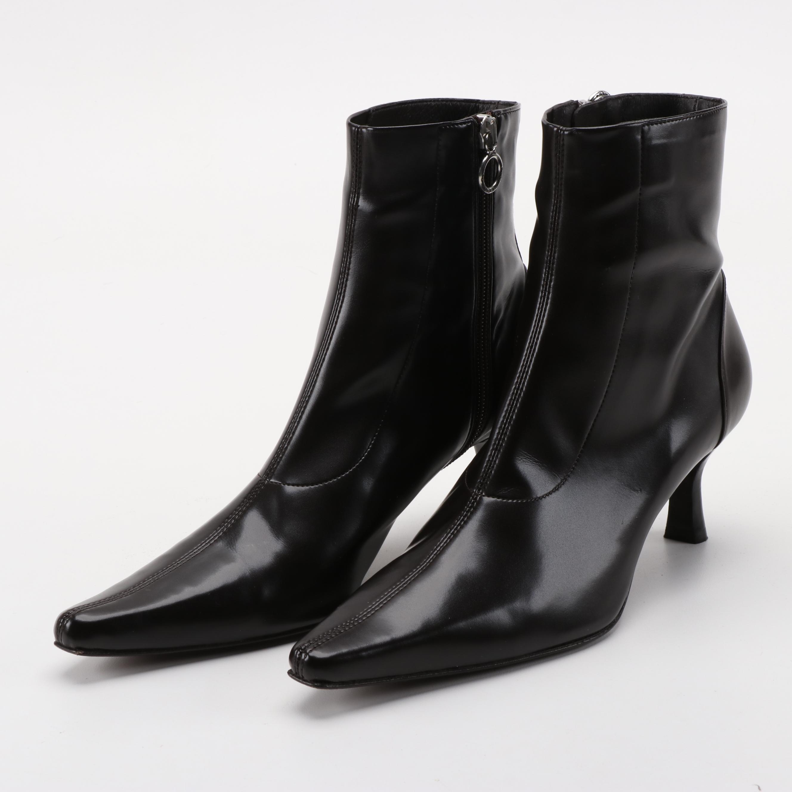 Donald J Pliner Larain Ankle Boots and Cole Haan City Mid-Calf Boots