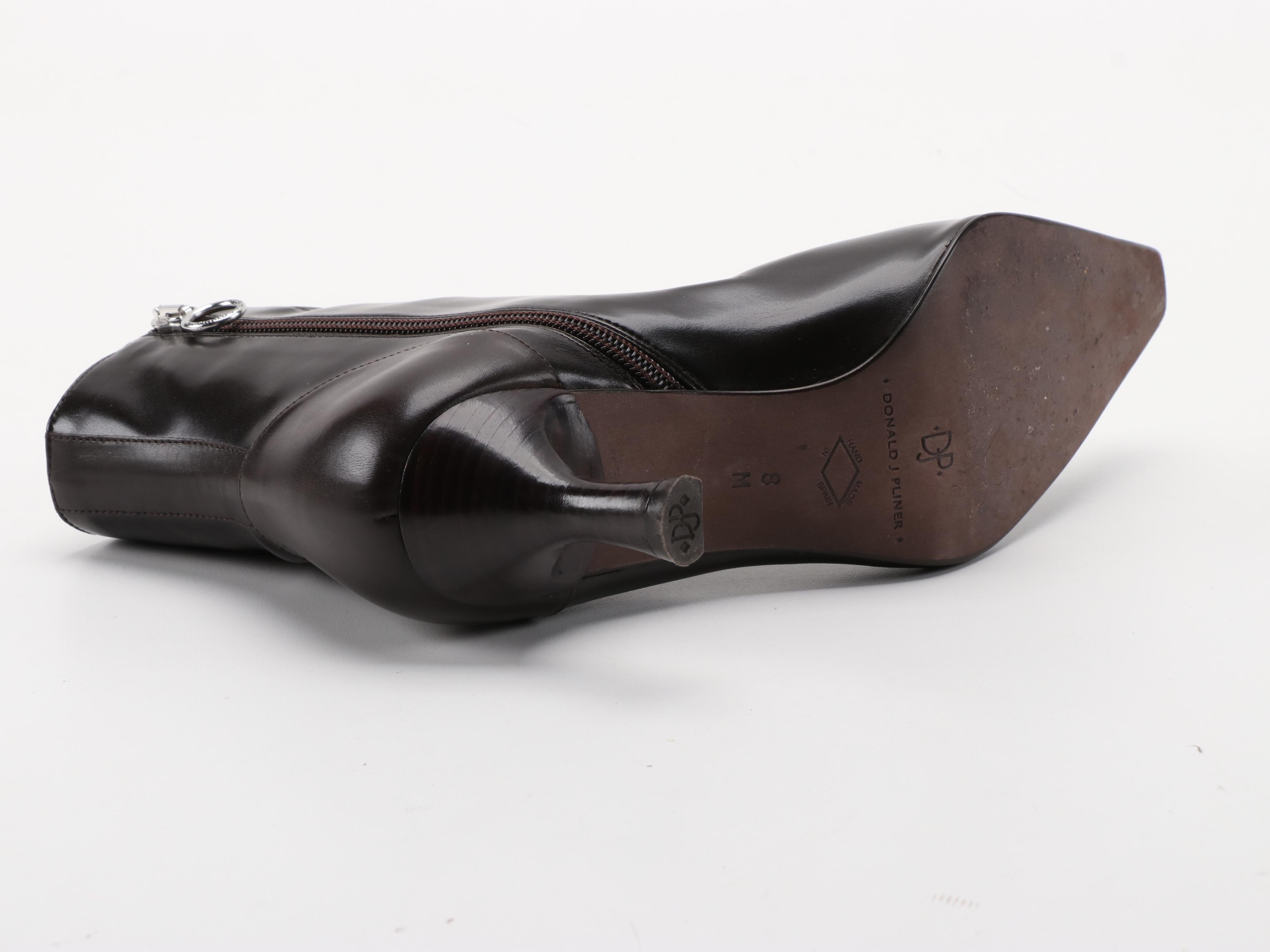 Donald J Pliner Larain Ankle Boots and Cole Haan City Mid-Calf Boots