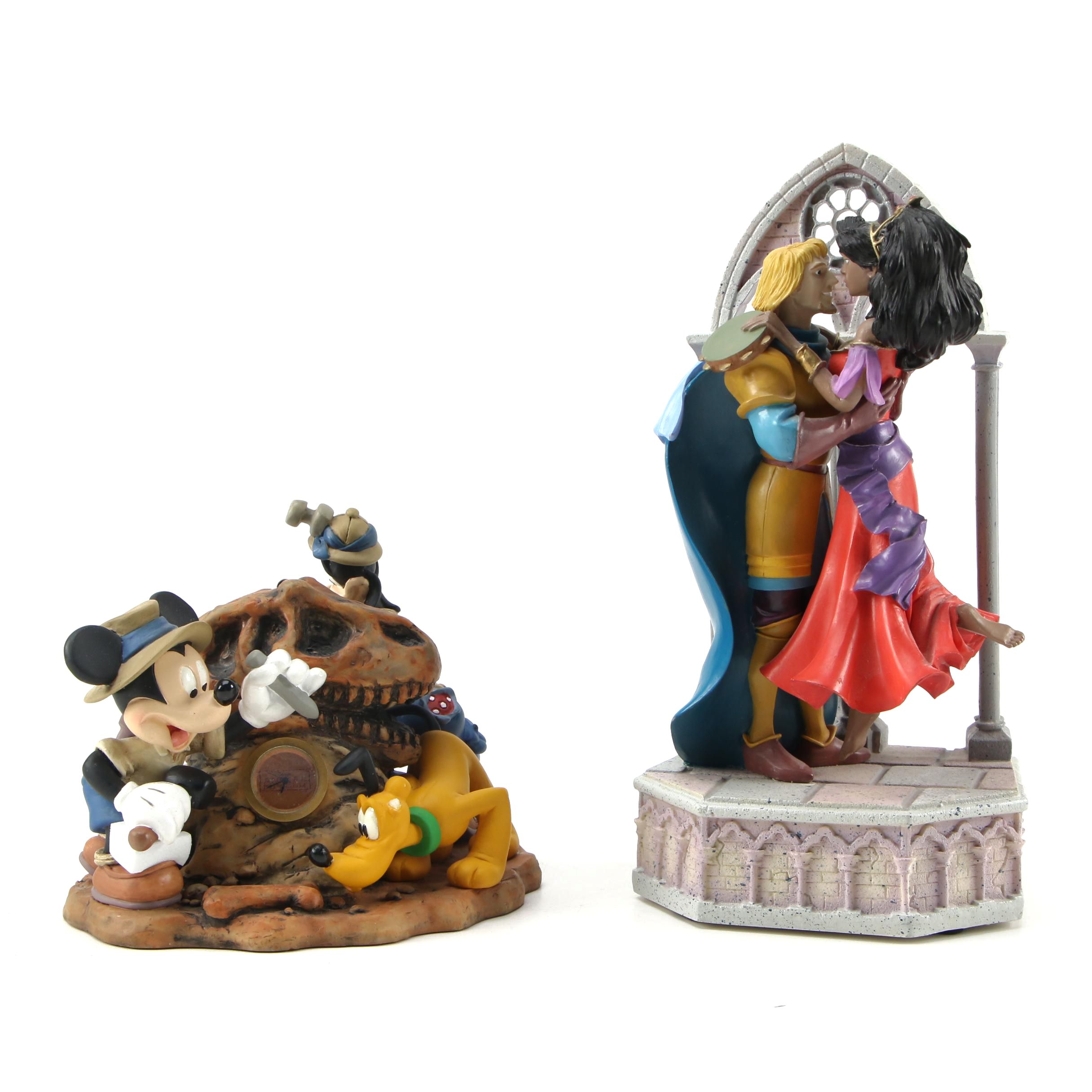 "The Hunchback of Notre Dame and "Big Dig in the Boneyard" Disney Figurines