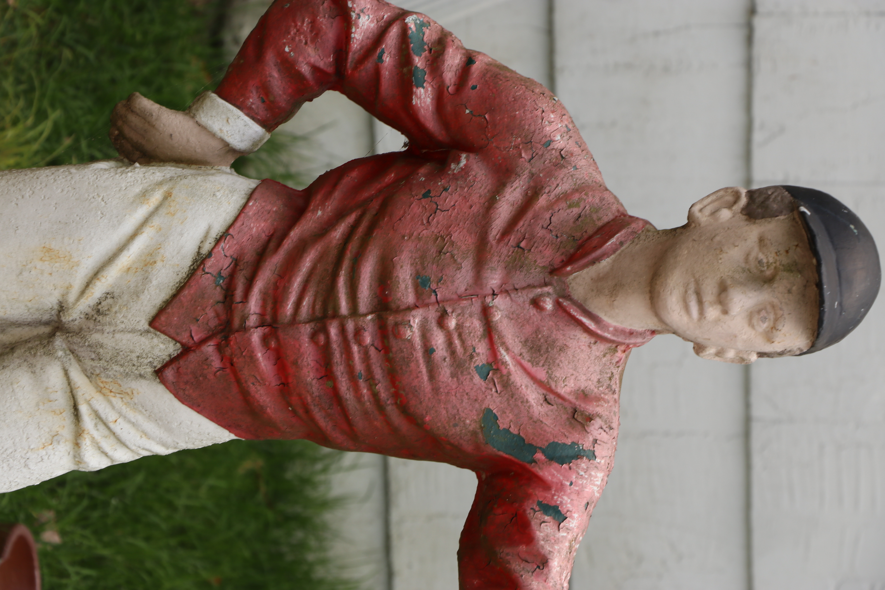 Cast Iron Lawn Jockey Statue, Early to Mid 20th Century