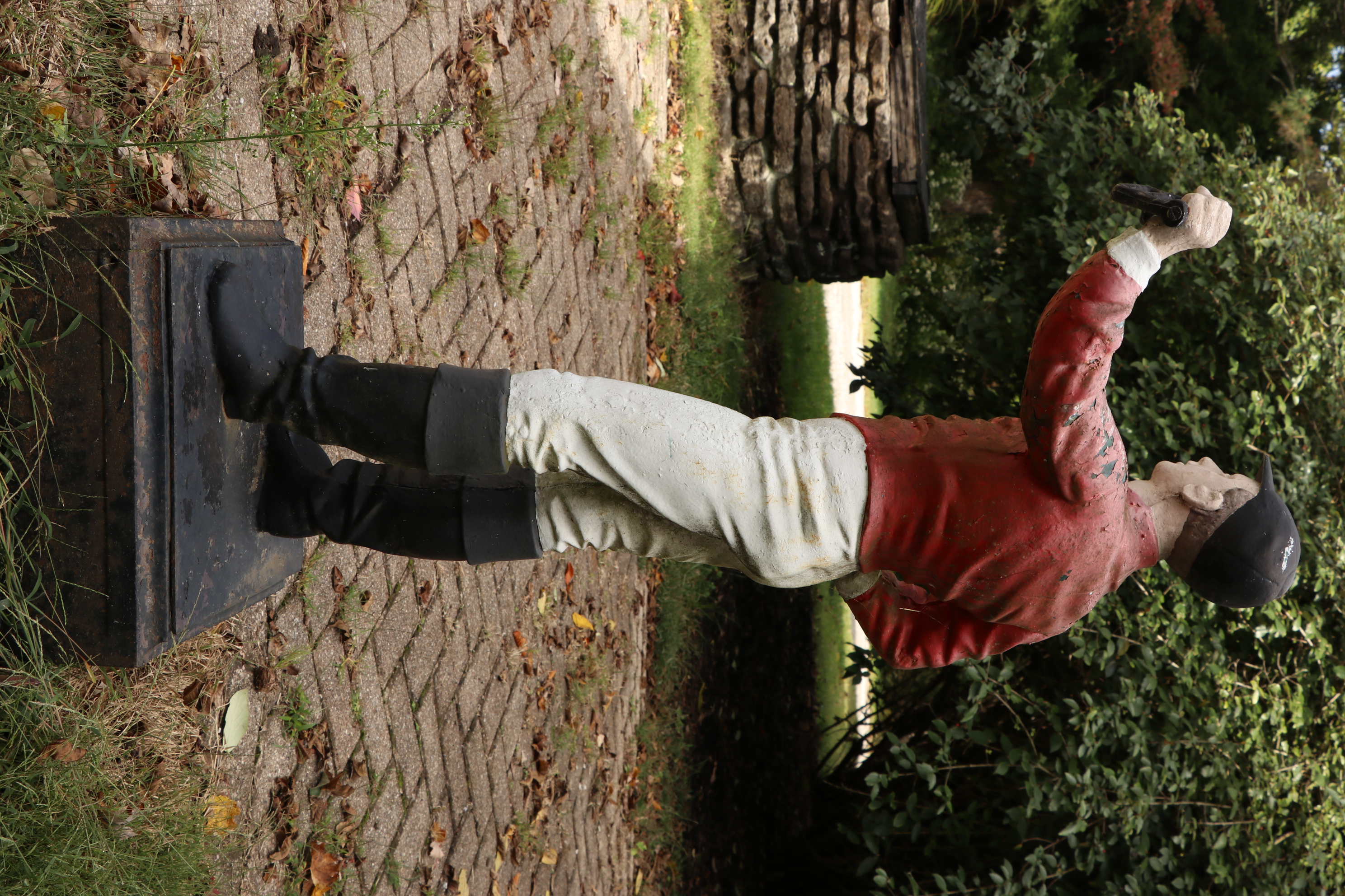 Cast Iron Lawn Jockey Statue, Early to Mid 20th Century