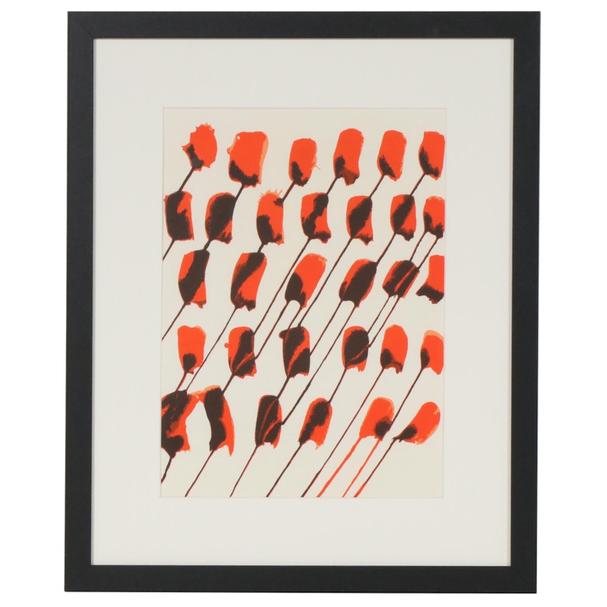 Alexander Calder Color Lithograph for "Derrière le Miroir", 1966