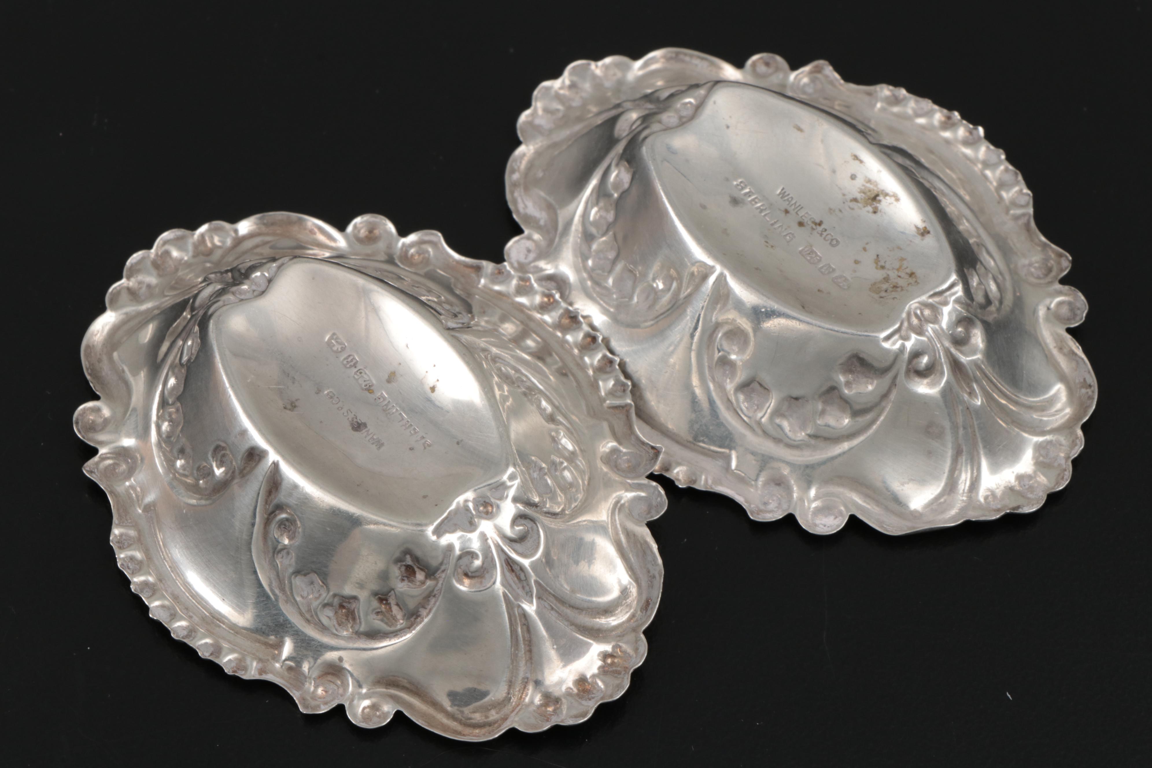 S. Kirk & Son Sterling Beverage Tags with Other Sterling Table Accessories