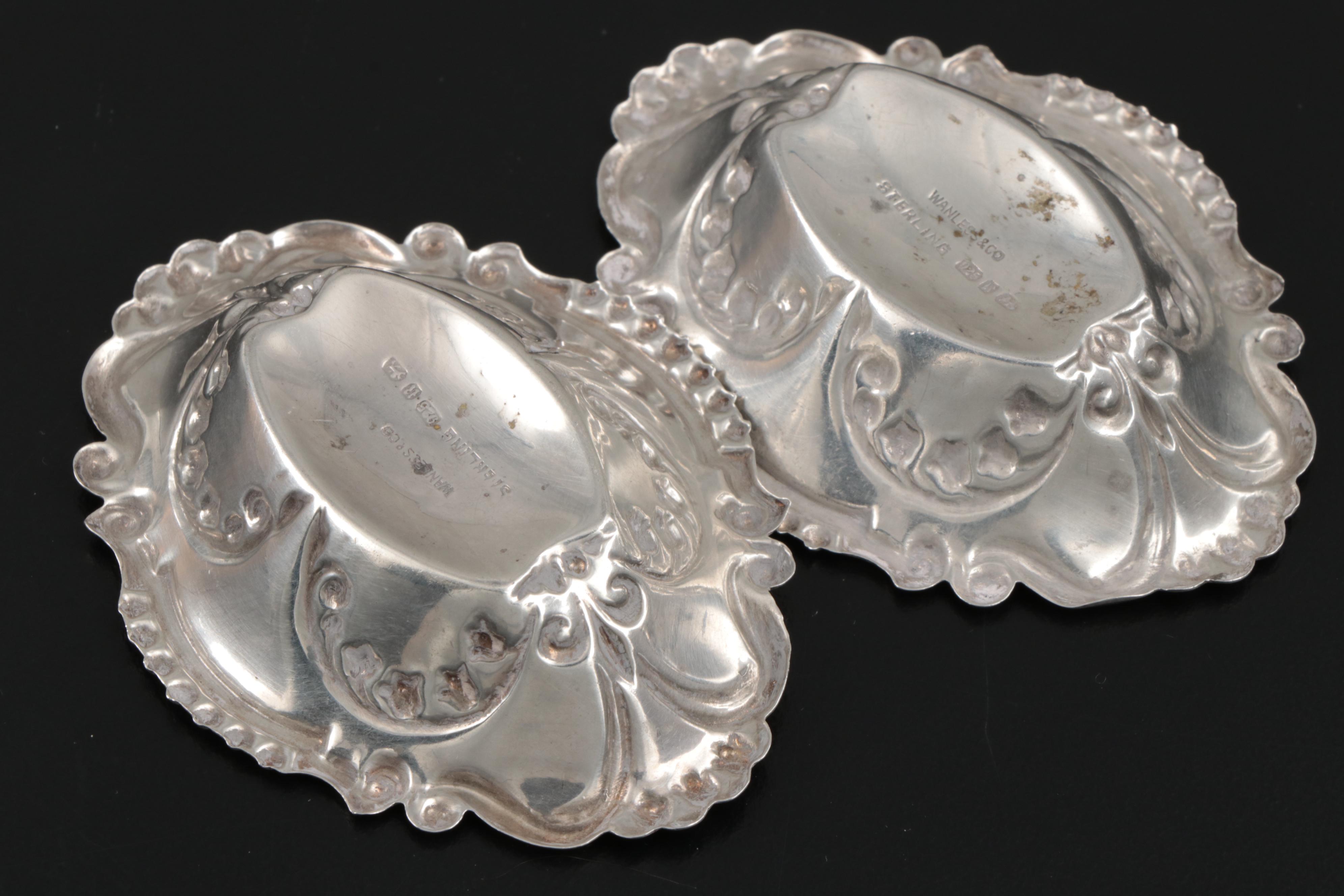 S. Kirk & Son Sterling Beverage Tags with Other Sterling Table Accessories