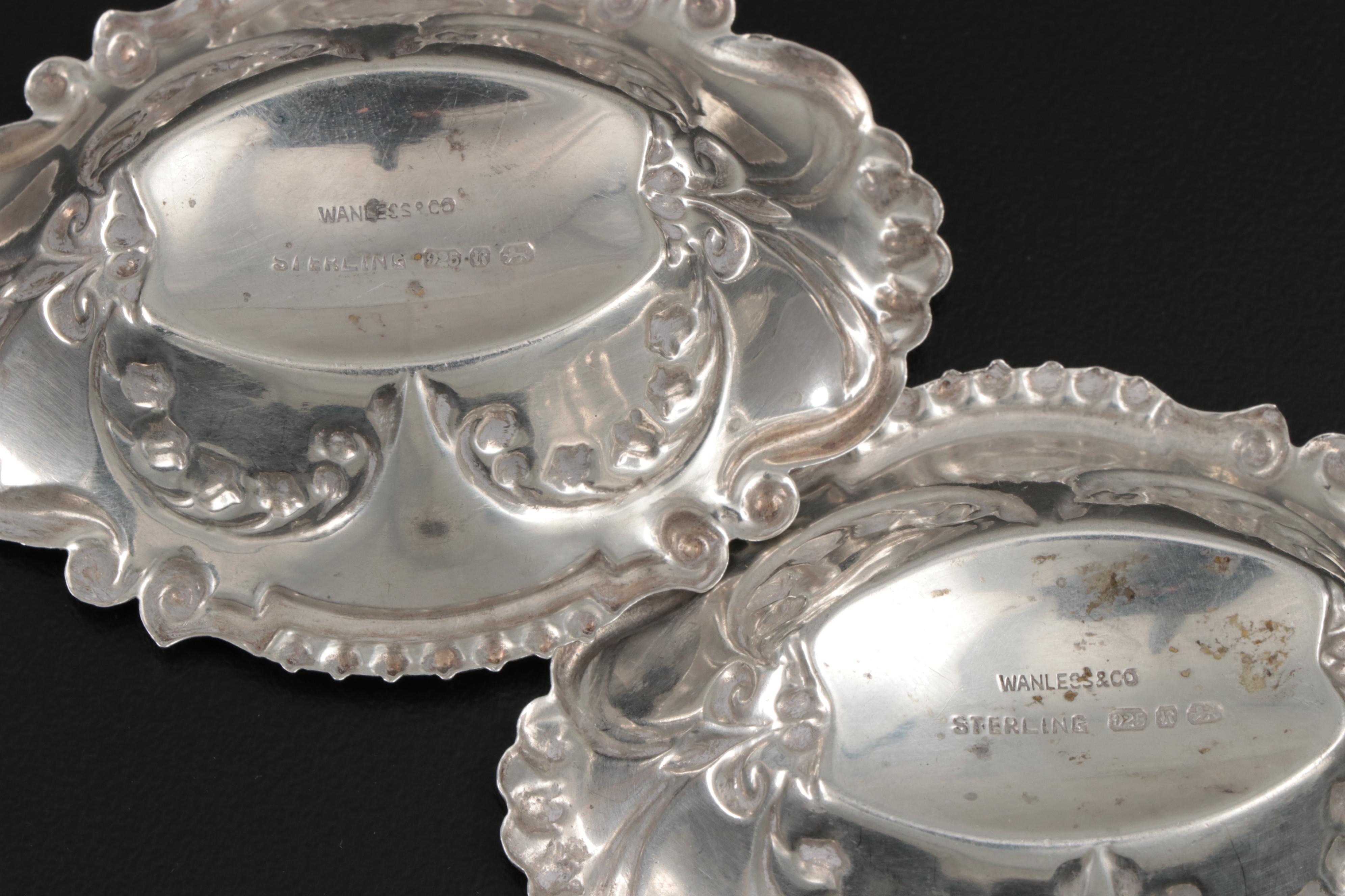 S. Kirk & Son Sterling Beverage Tags with Other Sterling Table Accessories