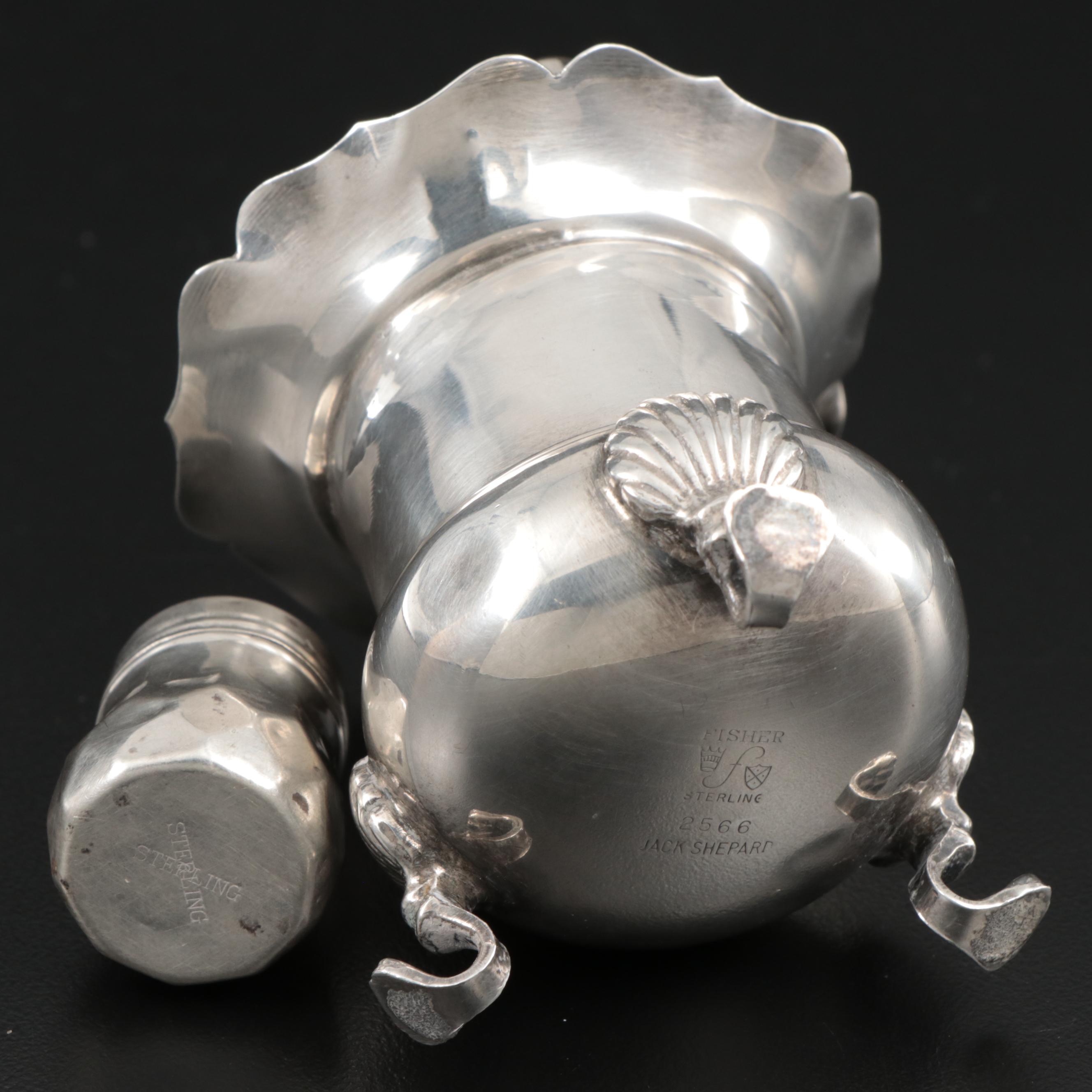 S. Kirk & Son Sterling Beverage Tags with Other Sterling Table Accessories