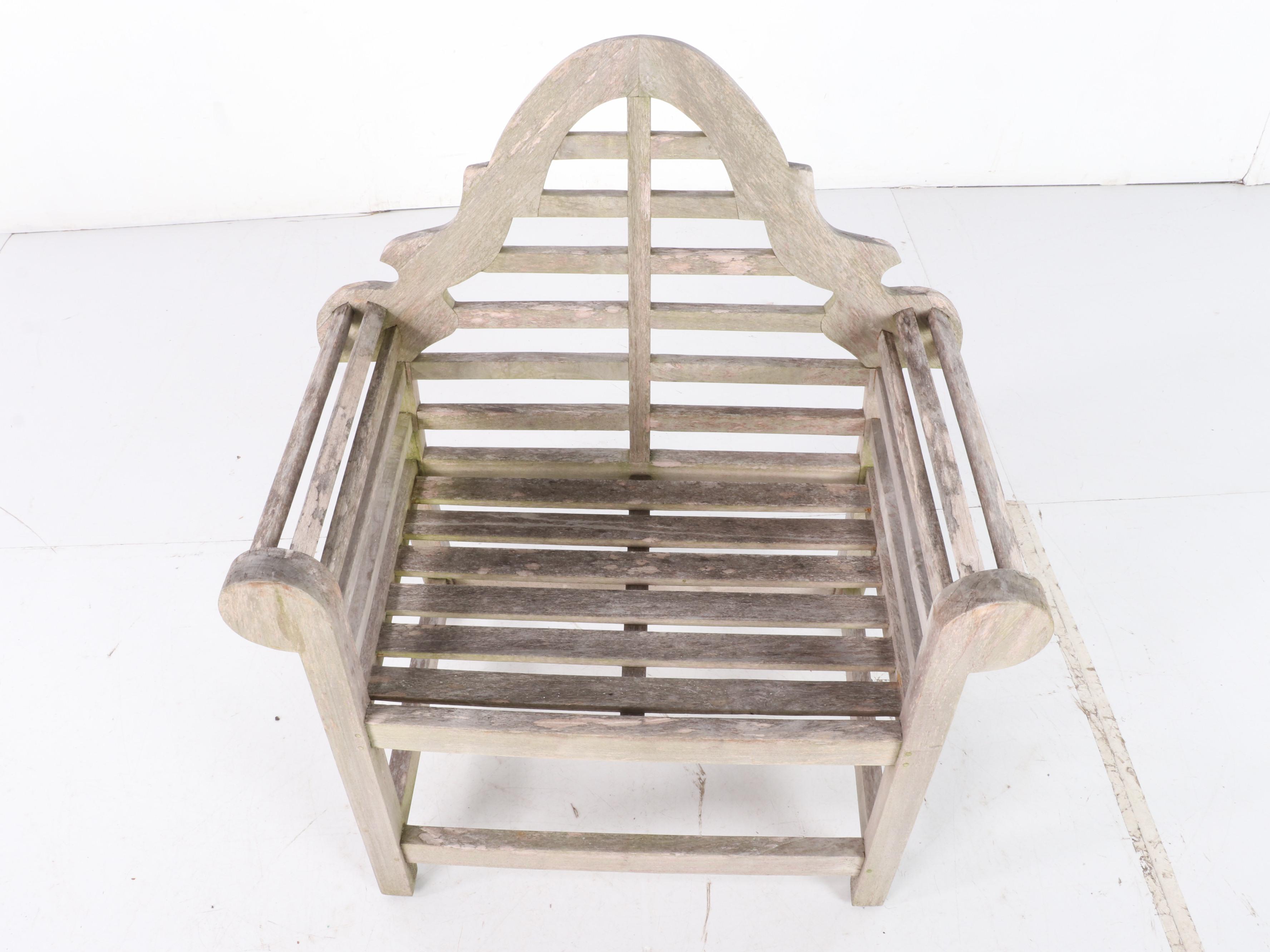 Drexel-Heritage Teak Patio Armchairs