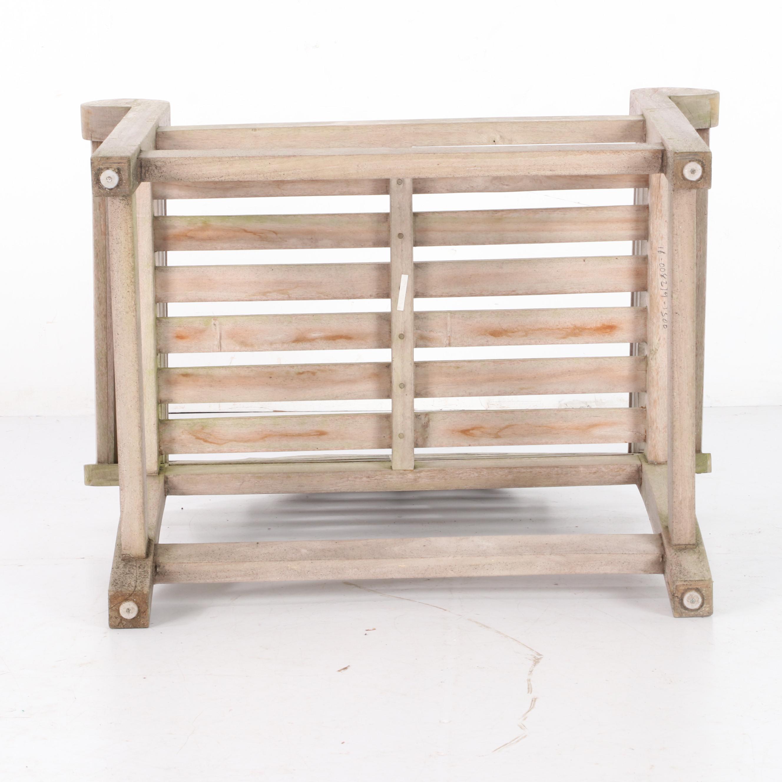 Drexel-Heritage Teak Patio Armchairs