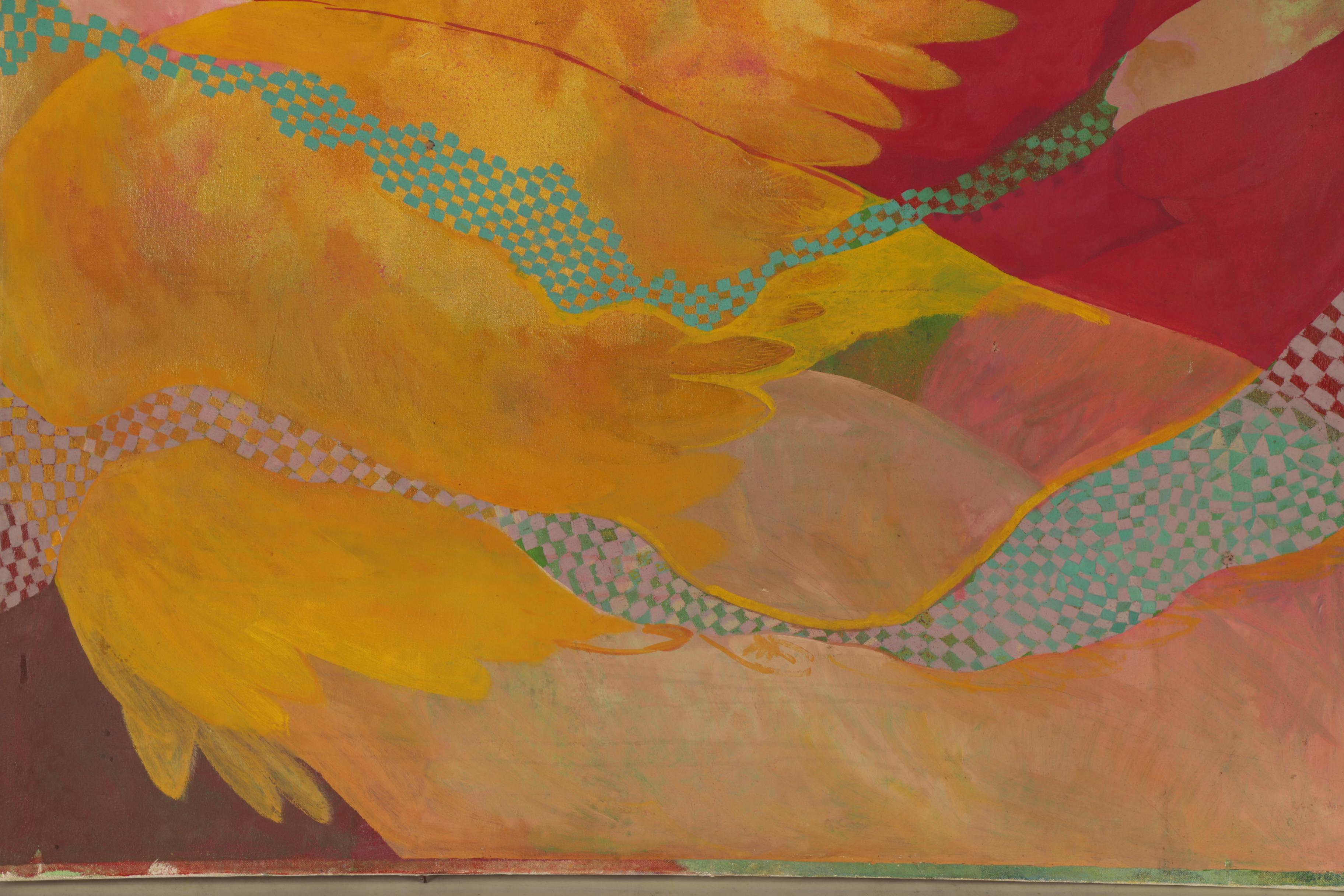 Oscar Murillo Oil Painting "Warm is the Sea", 1967-1968