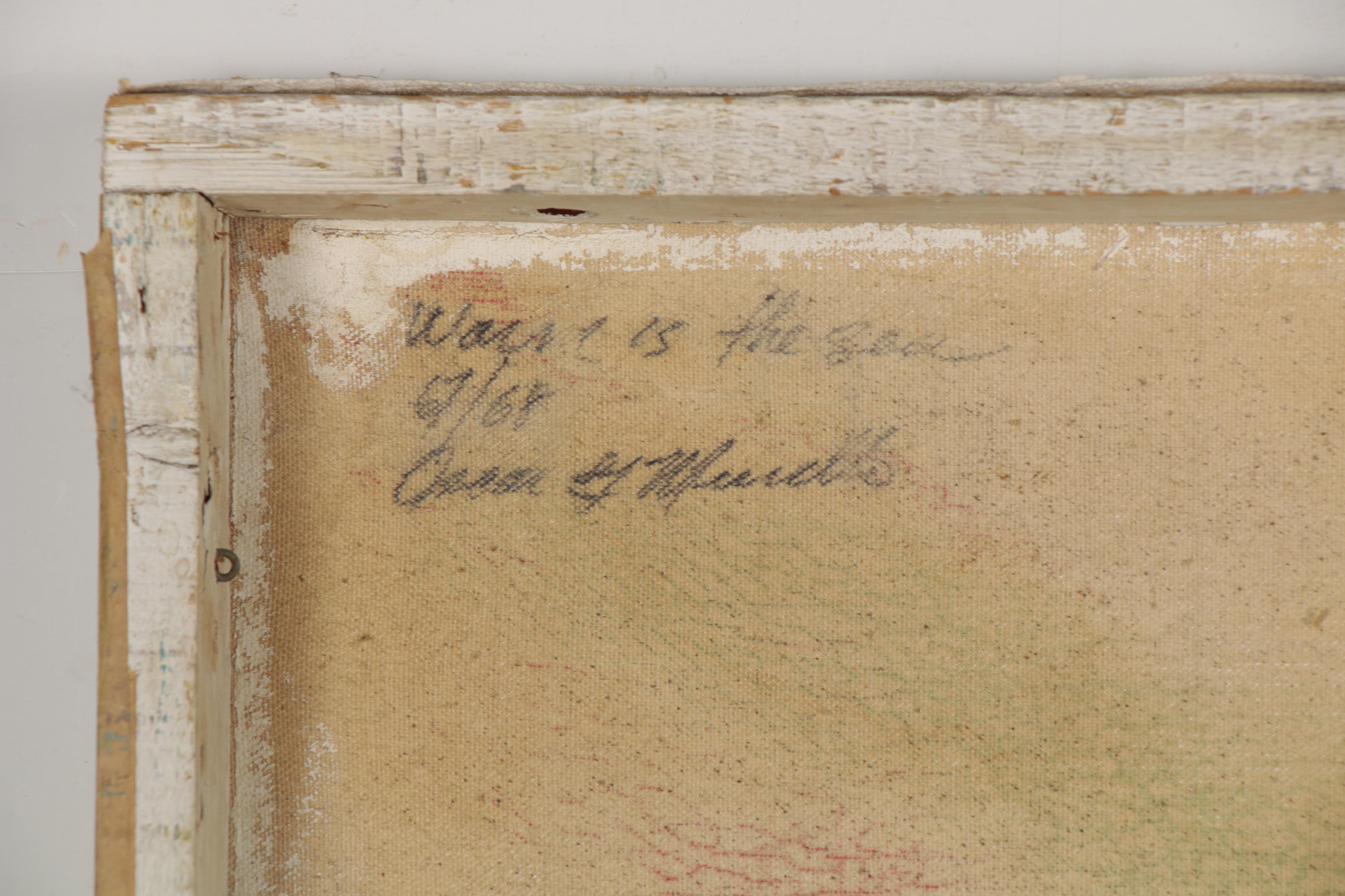 Oscar Murillo Oil Painting "Warm is the Sea", 1967-1968