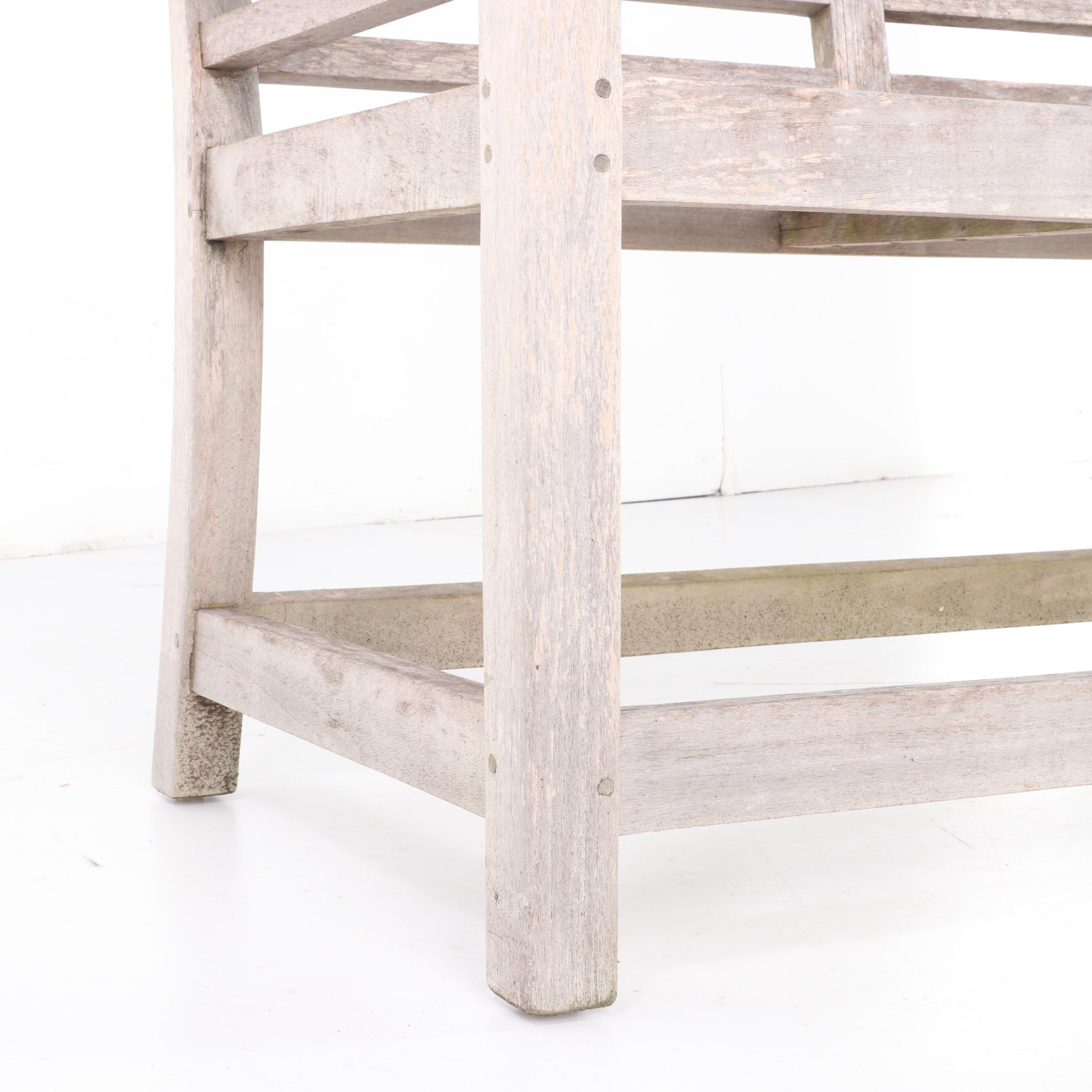 Drexel-Heritage Teakwood Bench