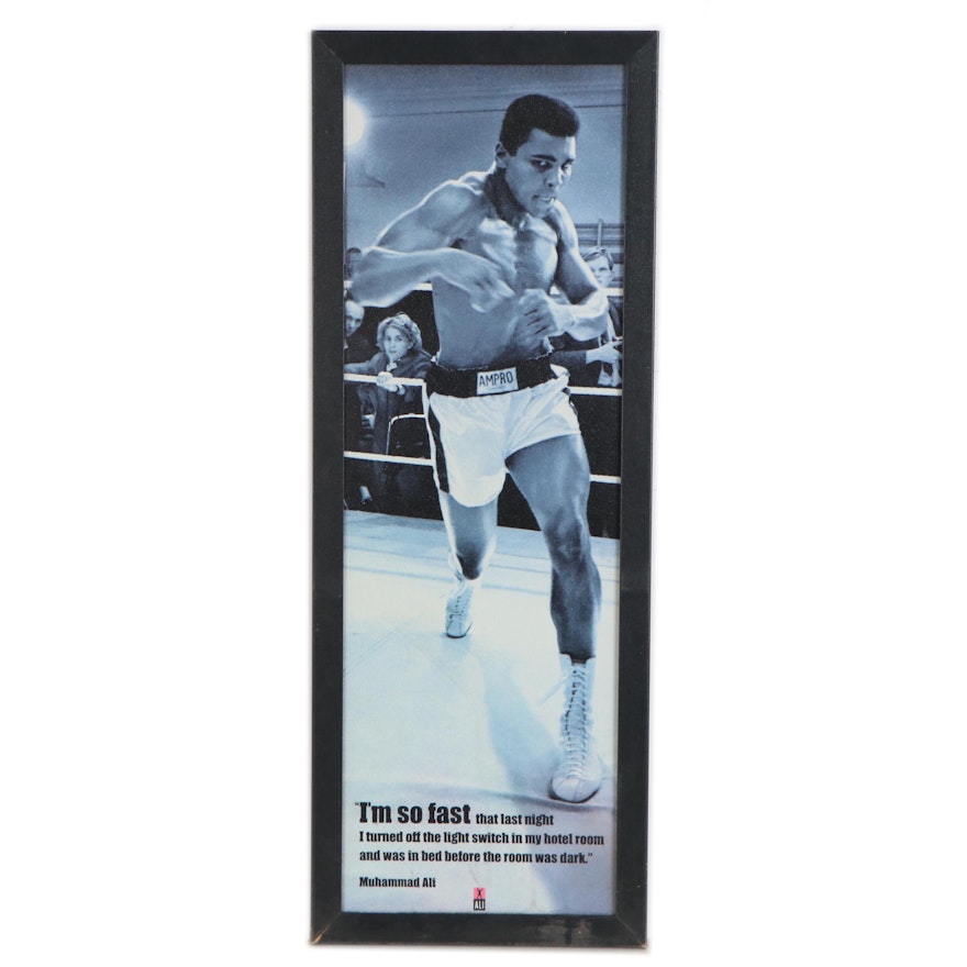 Offset Lithograph Poster of Muhammad Ali, Late 20th Century
