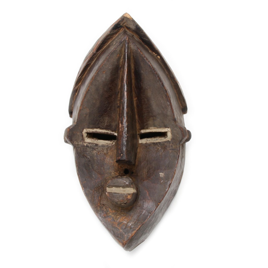 Lwalwa Hand-Crafted Wood Mask, Central Africa