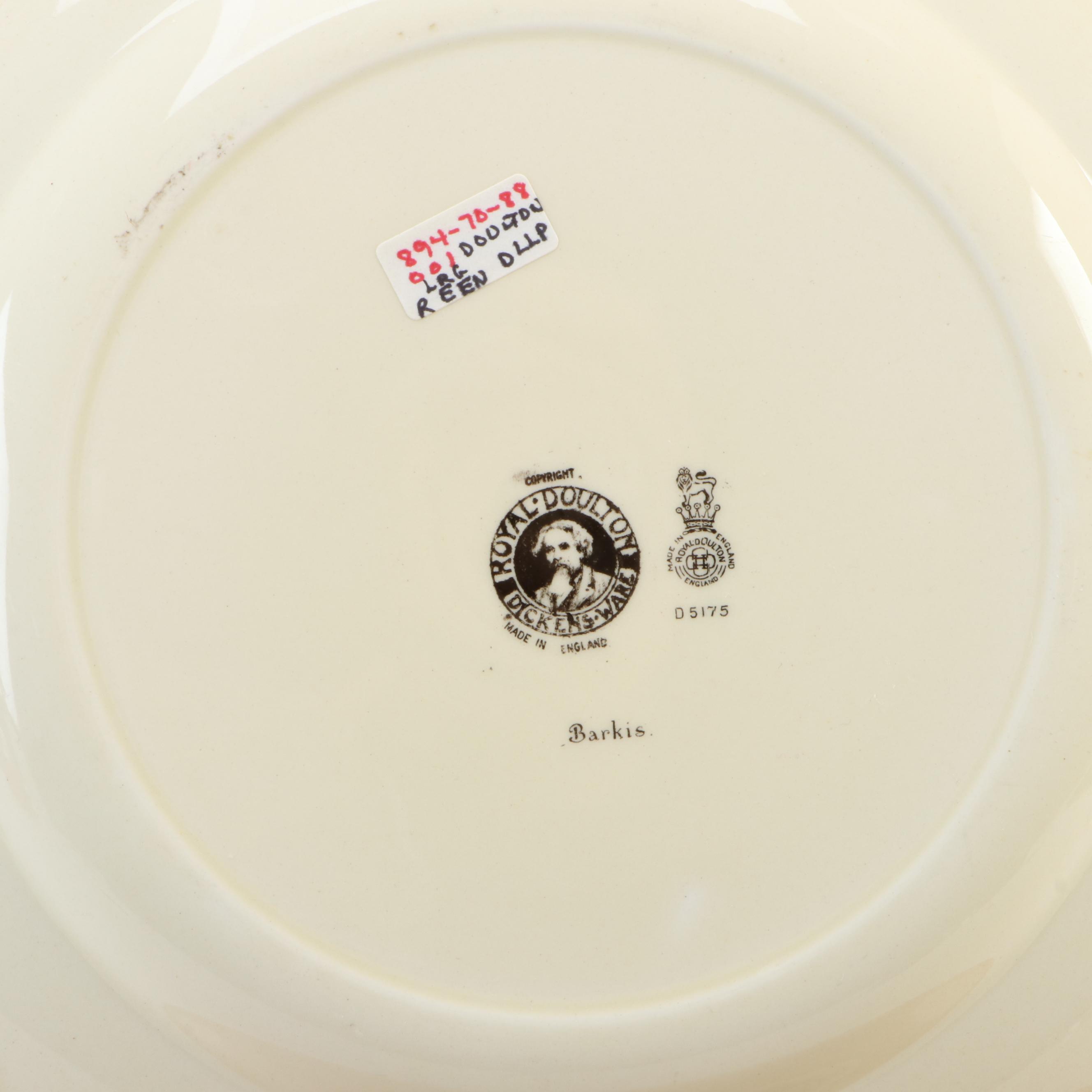 Royal Doulton Dickens Ware Plates, Early to Mid 20th Century