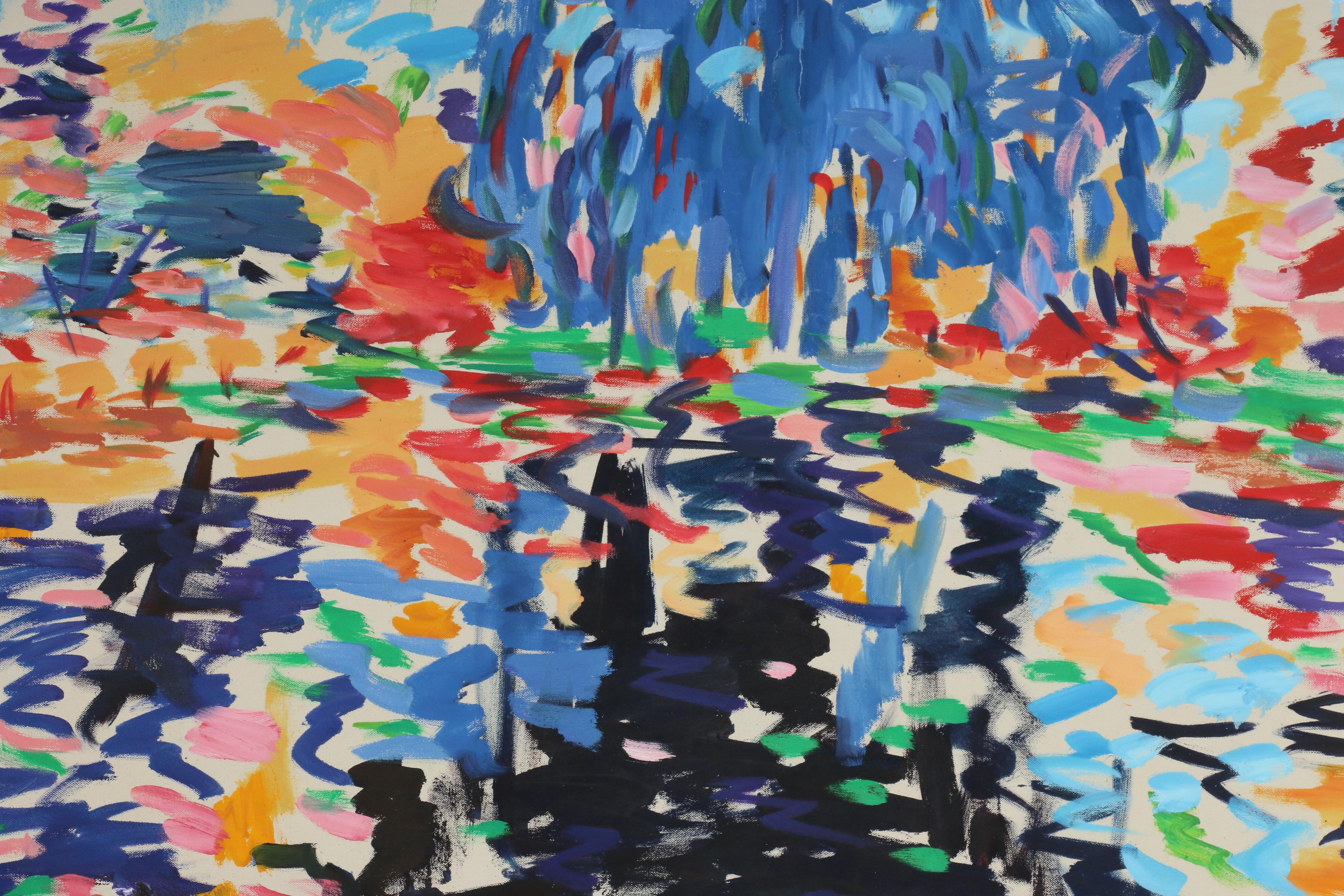 Jerald Mironov Abstract Oil Painting