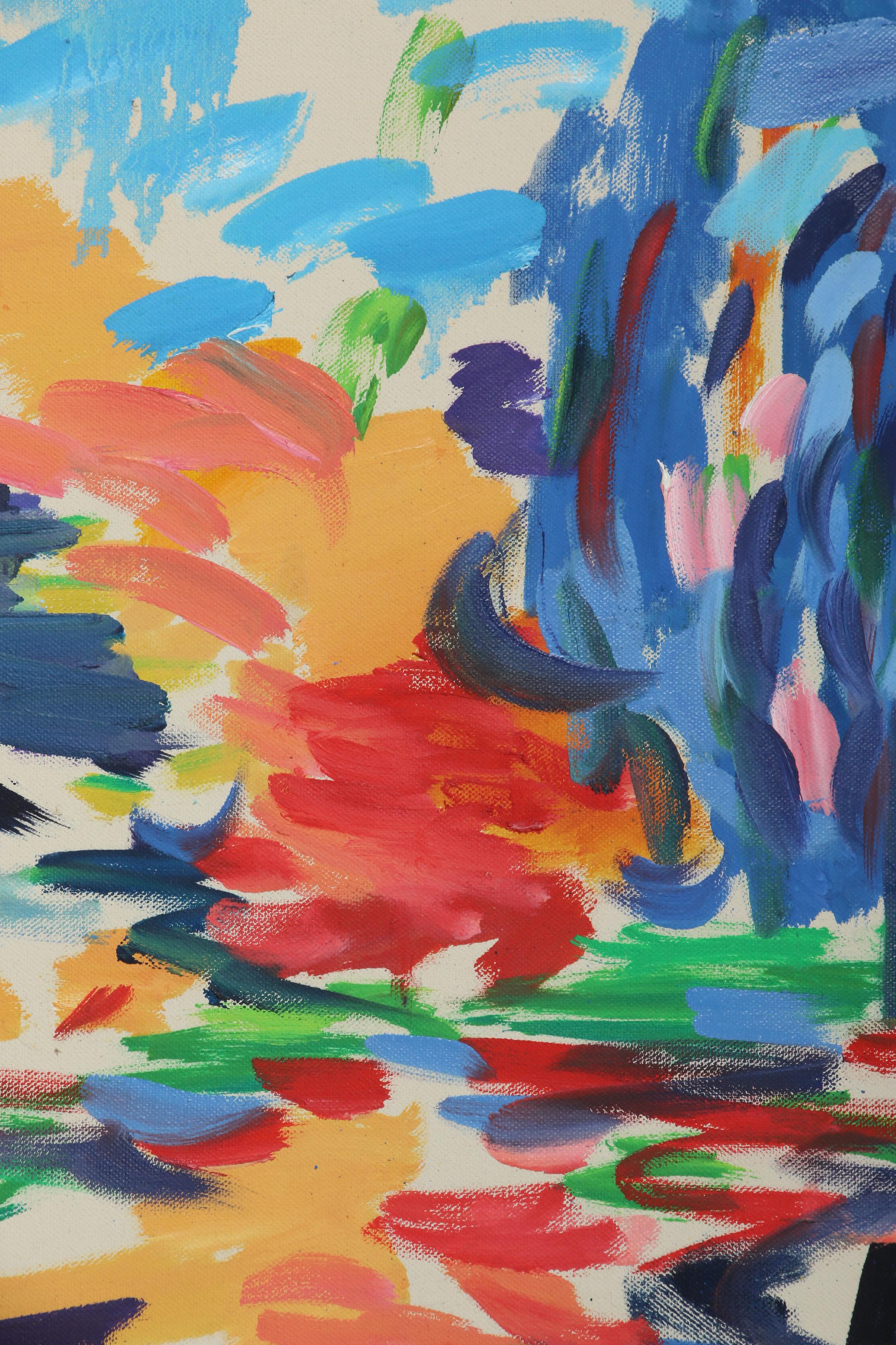 Jerald Mironov Abstract Oil Painting