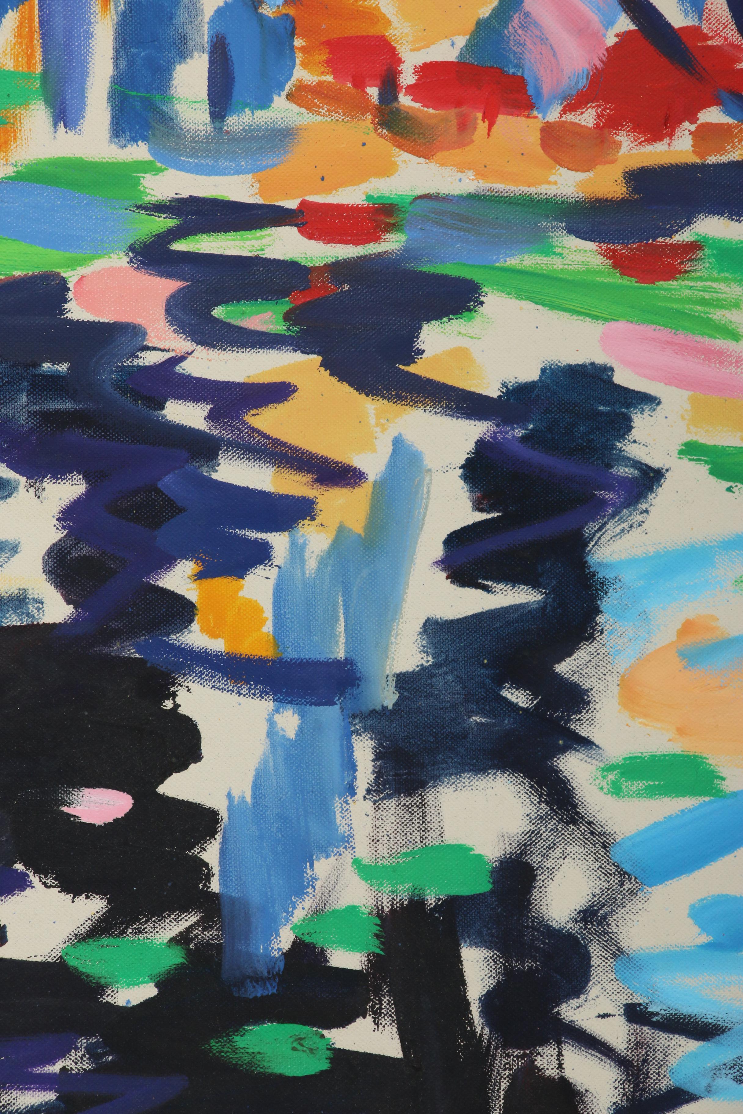 Jerald Mironov Abstract Oil Painting