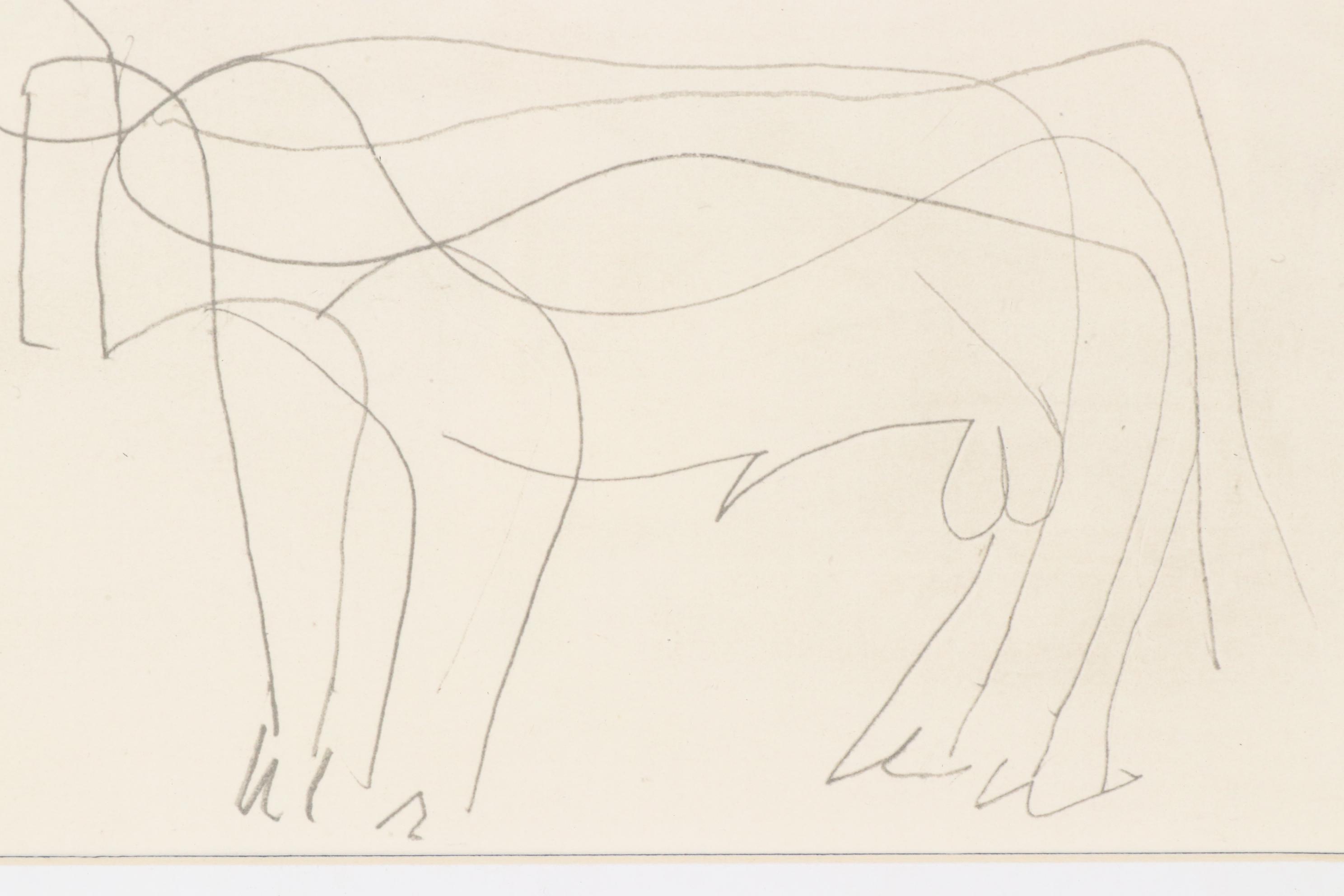 Pablo Picasso Lithograph from "Le Goût du Bonheur", 1970