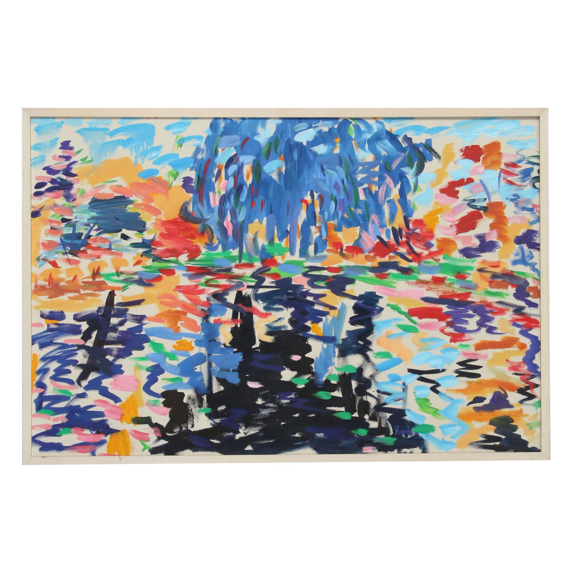 Jerald Mironov Abstract Oil Painting