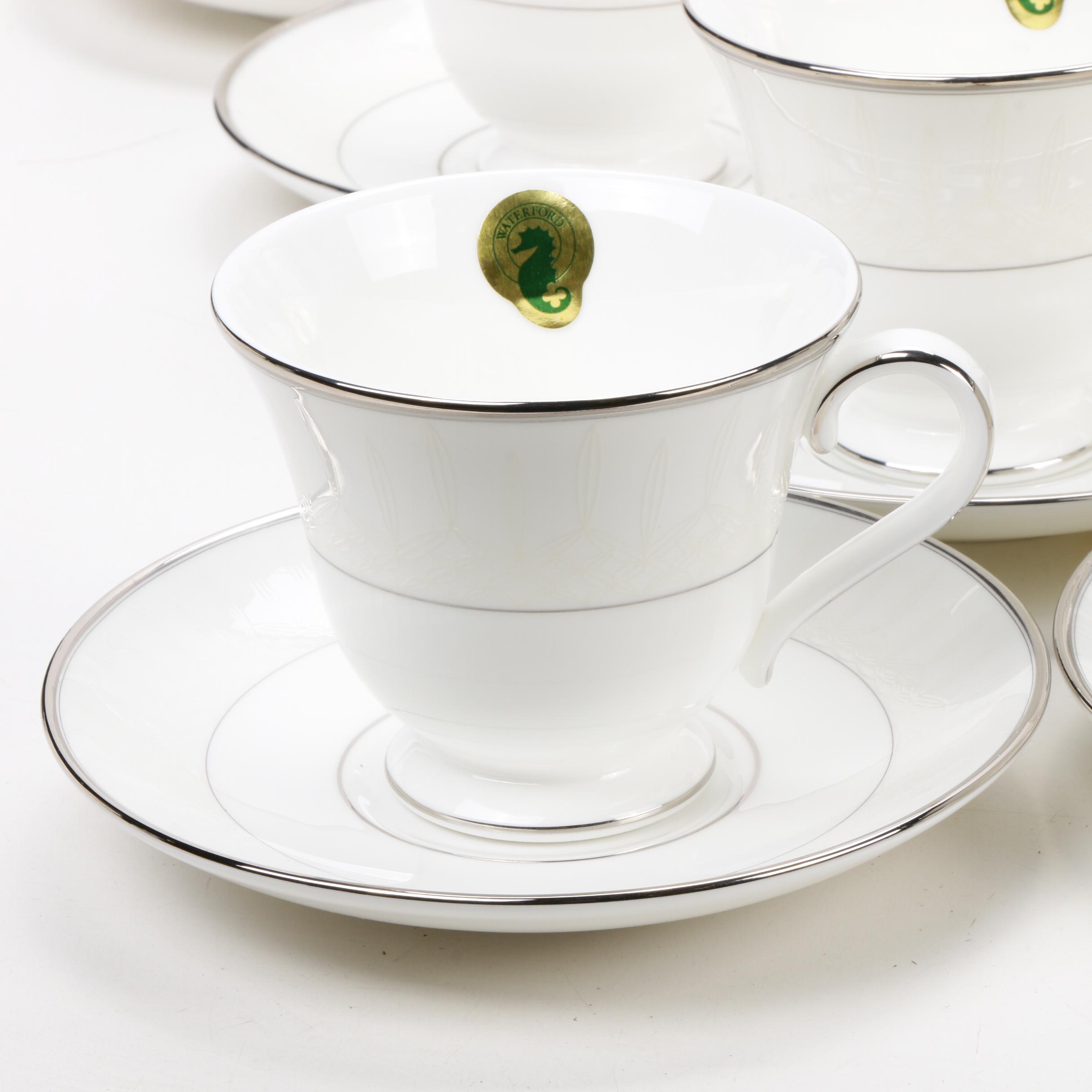 Waterford "Lismore Platinum" Porcelain Dinner and Serveware, 1998–2008